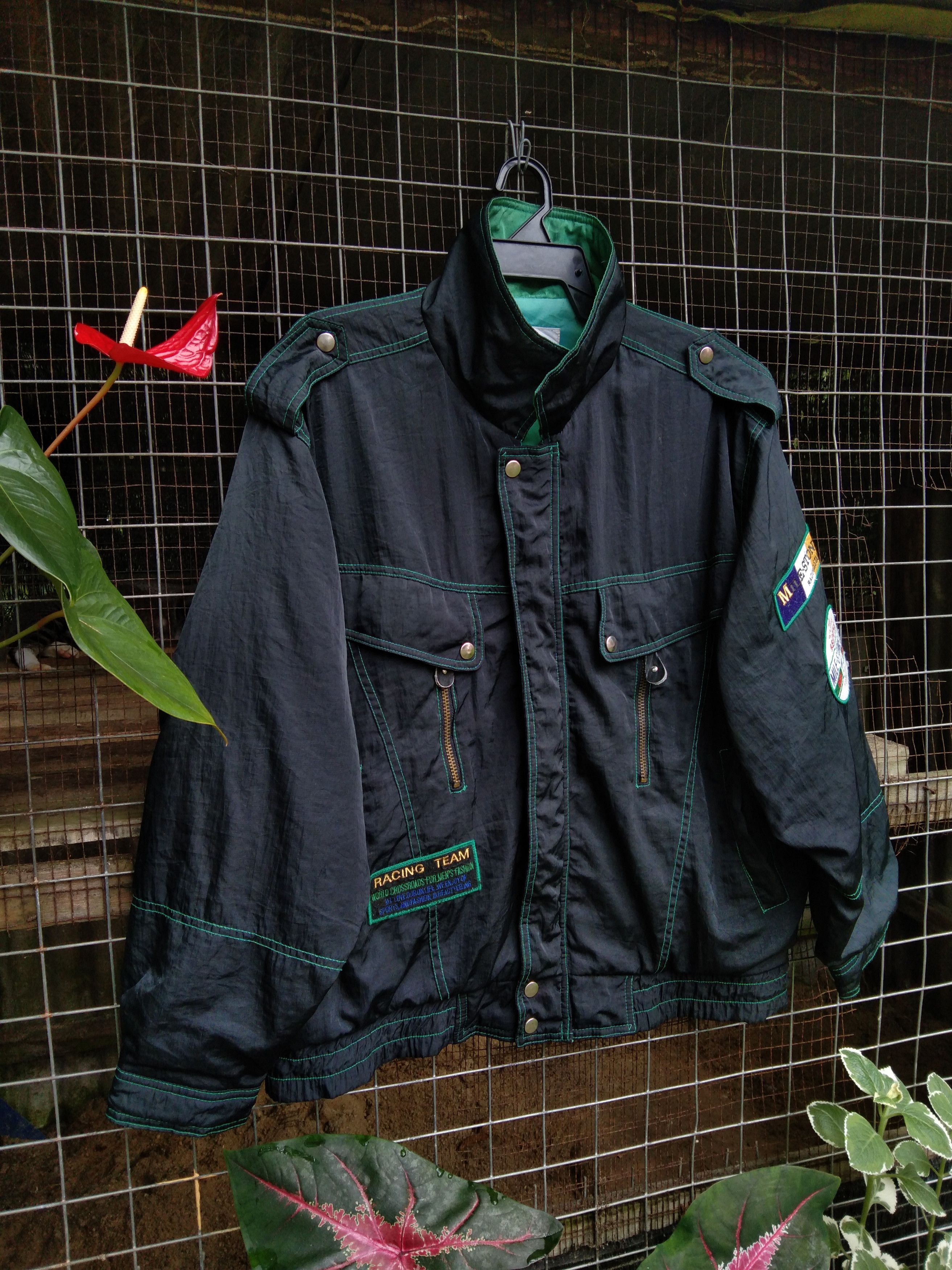 Vintage VINTAGE MILE STONE RACING STAFF JACKET Size US L / EU 52-54 / 3 - 1 Thumbnail
