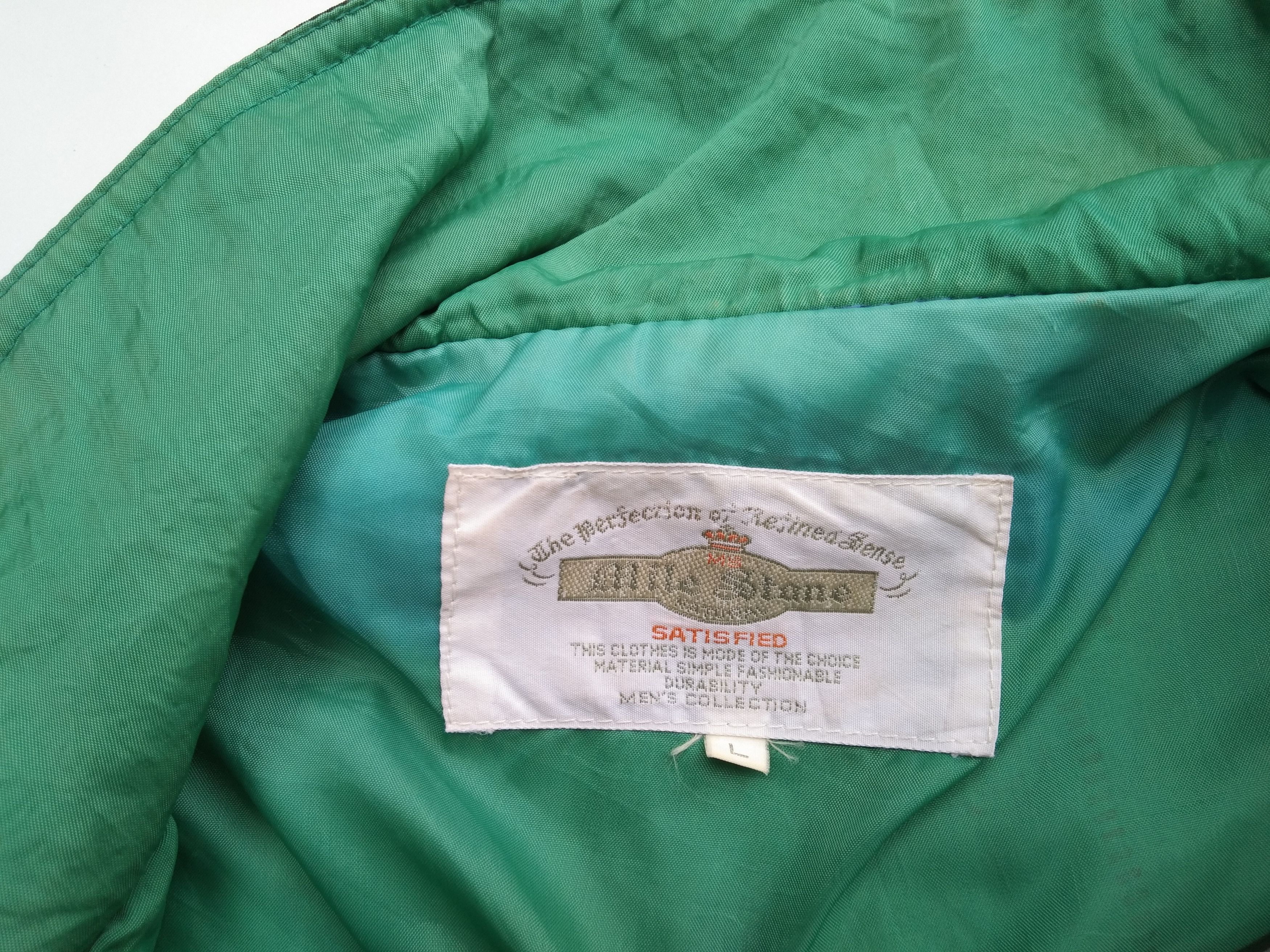 Vintage VINTAGE MILE STONE RACING STAFF JACKET Size US L / EU 52-54 / 3 - 14 Thumbnail