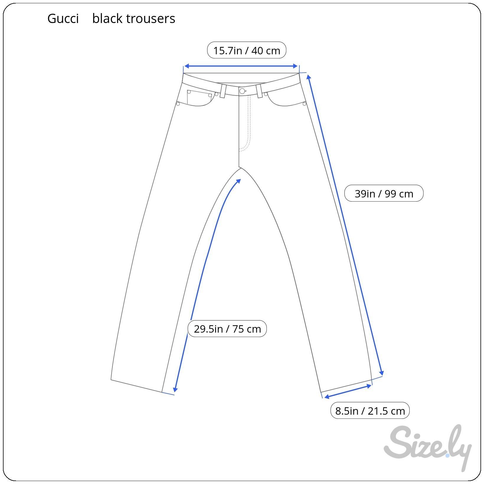 Gucci ⚡️QUICK SALE⚡️Gucci Black trousers Pants Size US 30 / EU 46 - 5 Thumbnail