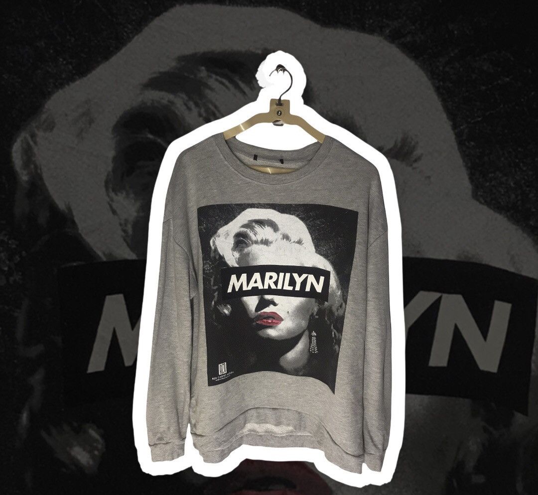 Japanese Brand Vintage marilyn by red carpet noir sweatshirt Size US M / EU 48-50 / 2 - 1 Thumbnail