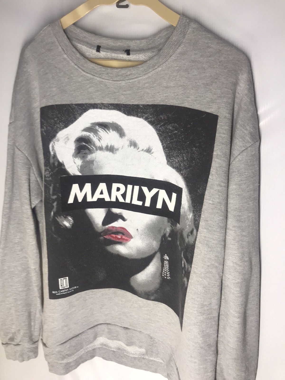 Japanese Brand Vintage marilyn by red carpet noir sweatshirt Size US M / EU 48-50 / 2 - 7 Thumbnail