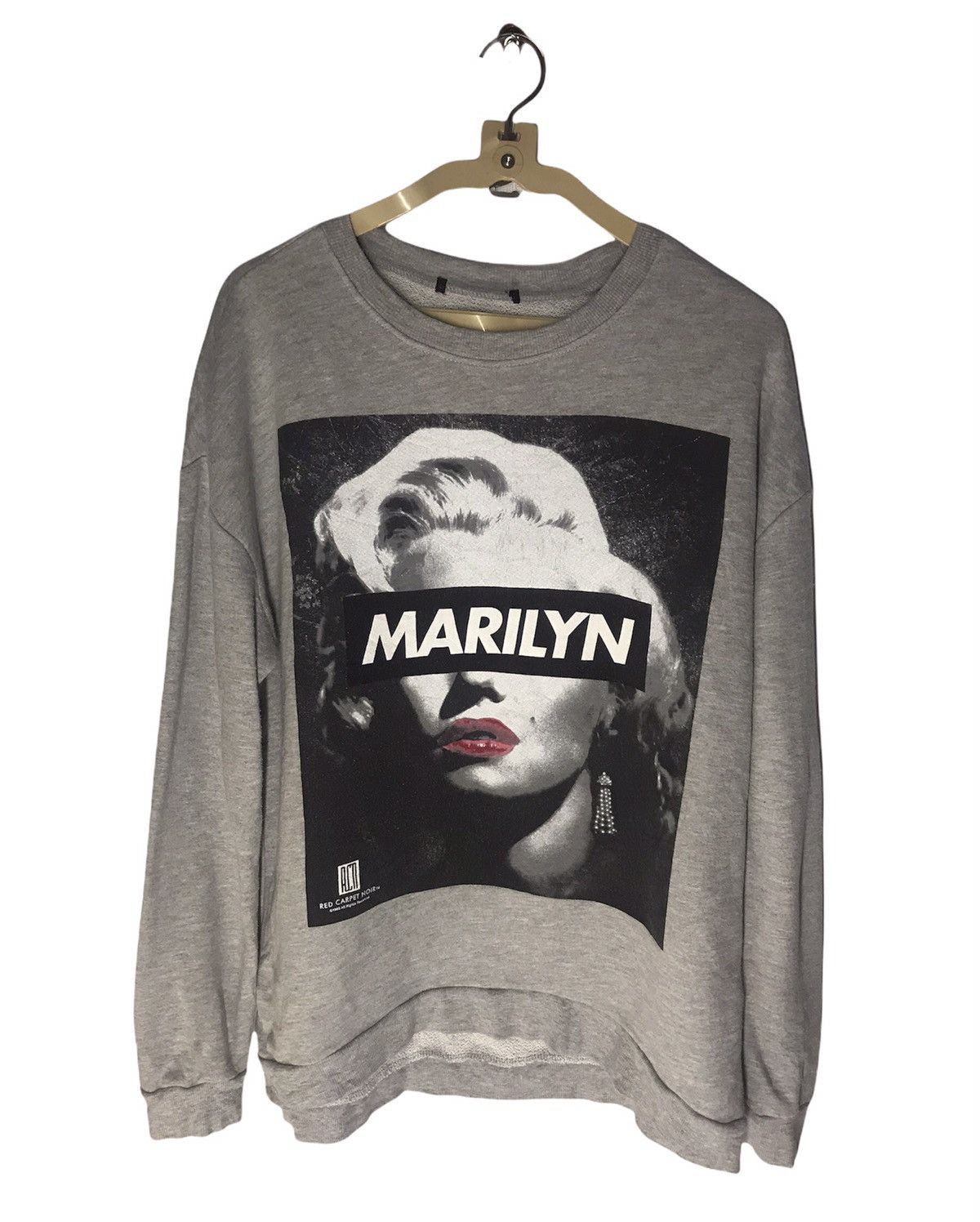 Japanese Brand Vintage marilyn by red carpet noir sweatshirt Size US M / EU 48-50 / 2 - 2 Thumbnail