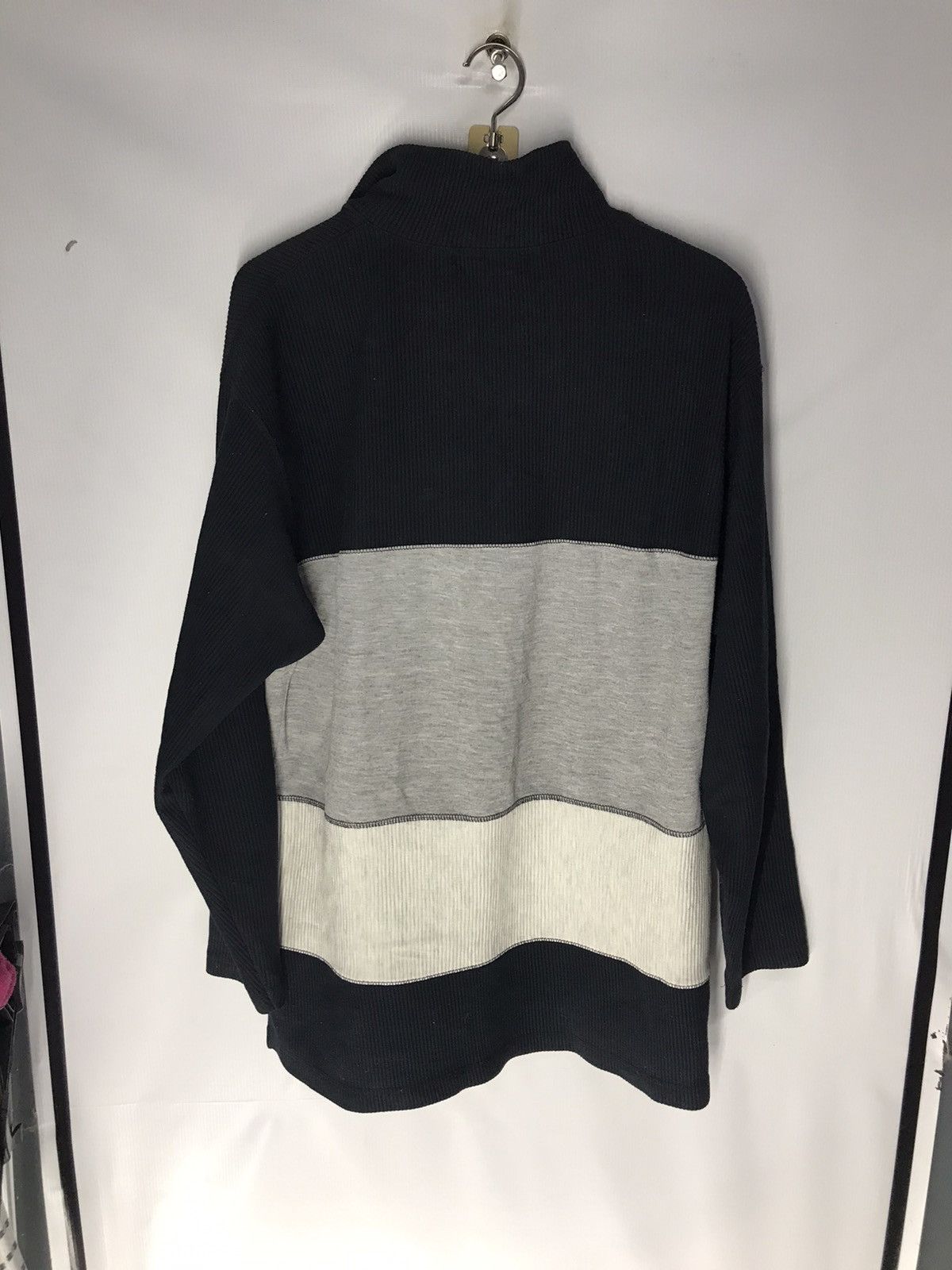 Japanese Brand Red hot blue sweatshirt half zipper double collar Size US L / EU 52-54 / 3 - 6 Thumbnail