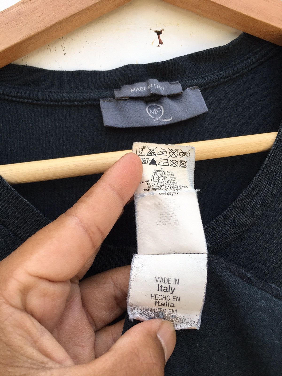 Alexander McQueen Rare MCQ by Alexander McQueen Black Graphic Tee Size US M / EU 48-50 / 2 - 11 Thumbnail