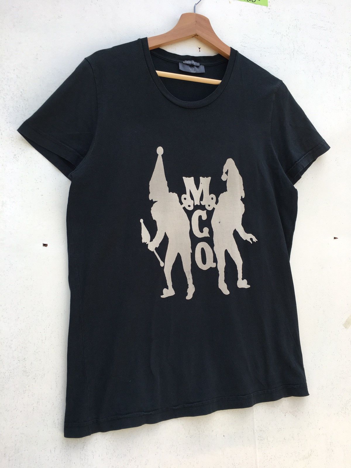 Alexander McQueen Rare MCQ by Alexander McQueen Black Graphic Tee Size US M / EU 48-50 / 2 - 3 Thumbnail