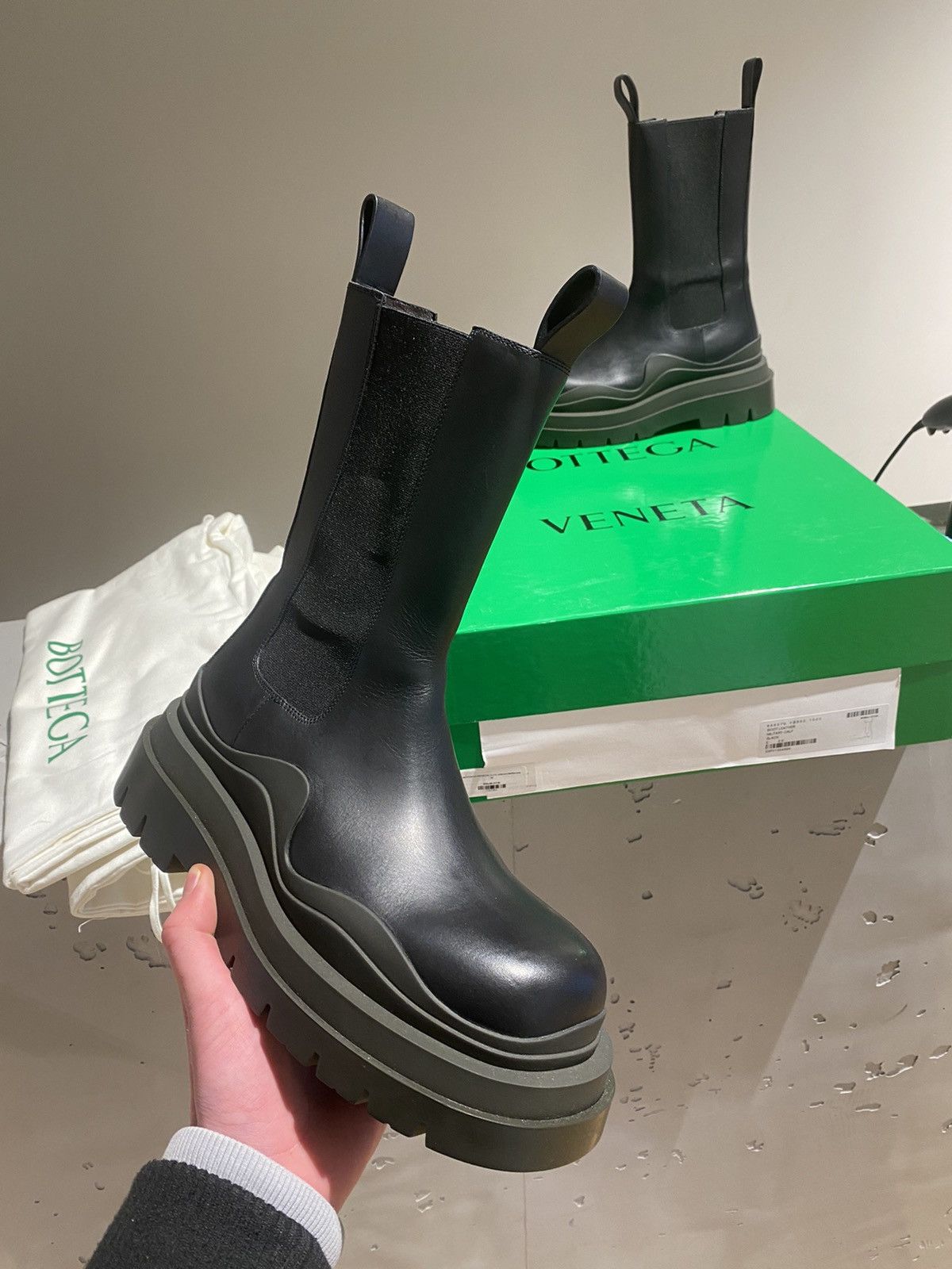 Bottega Veneta BNWT Bottega Veneta Tire Boot Size US 8.5 / IT 38.5 - 2 Thumbnail