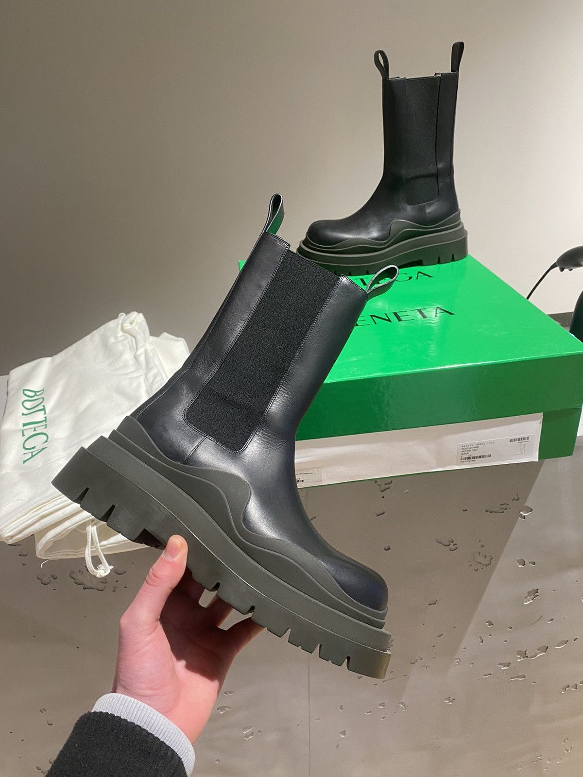 Bottega Veneta BNWT Bottega Veneta Tire Boot Size US 8.5 / IT 38.5 - 1 Thumbnail