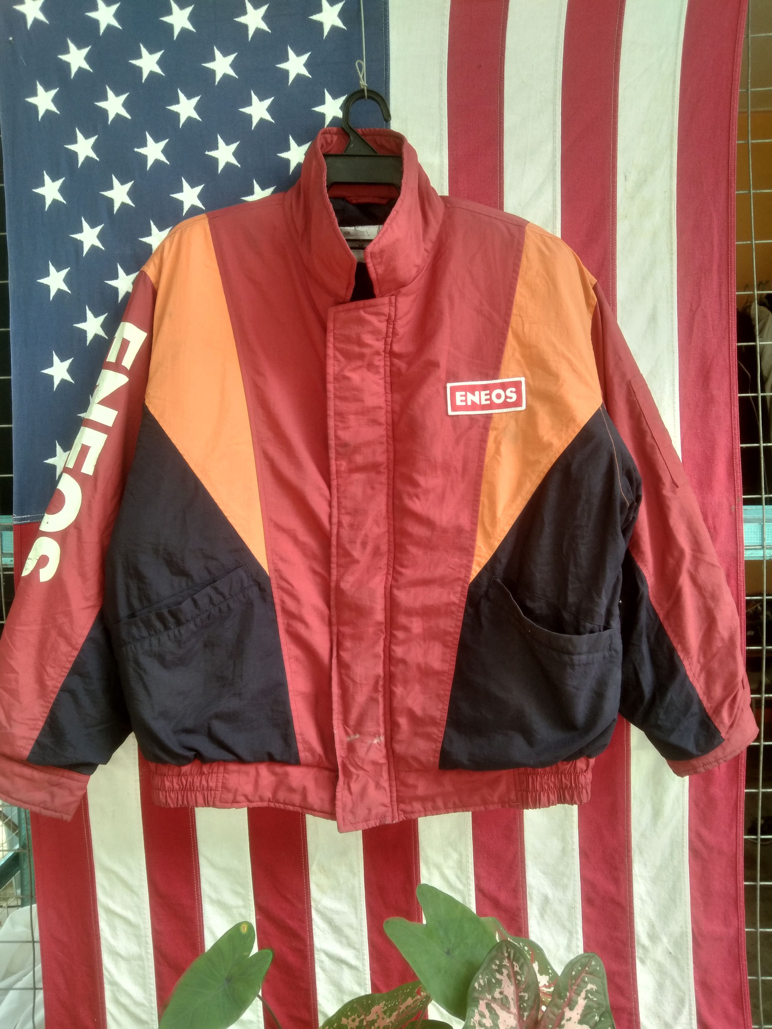 Japanese Brand × Vintage VTG ENEOS OIL RACING x INITIAL D JACKET COLOURBLOCK Size US L / EU 52-54 / 3 - 1 Thumbnail