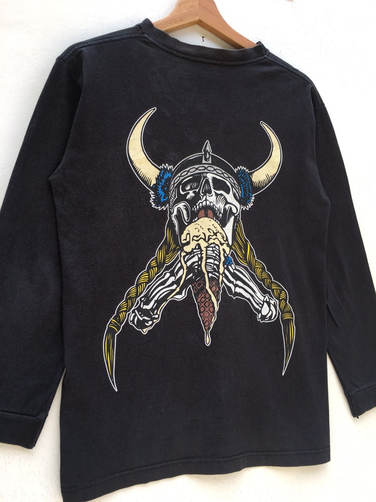 Stussy Rare Vintage Stussy Skulls Longsleeve Shirt Size US S / EU 44-46 / 1 - 5 Thumbnail