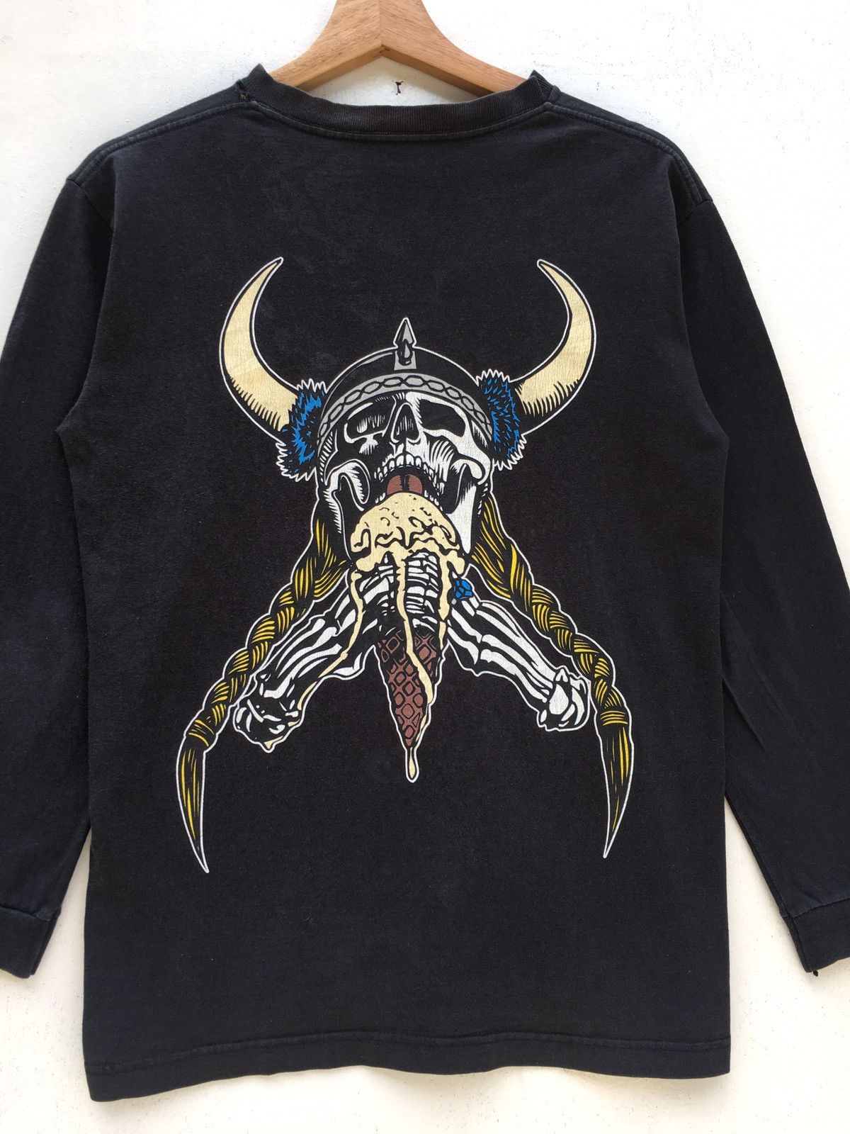 Stussy Rare Vintage Stussy Skulls Longsleeve Shirt Size US S / EU 44-46 / 1 - 4 Thumbnail