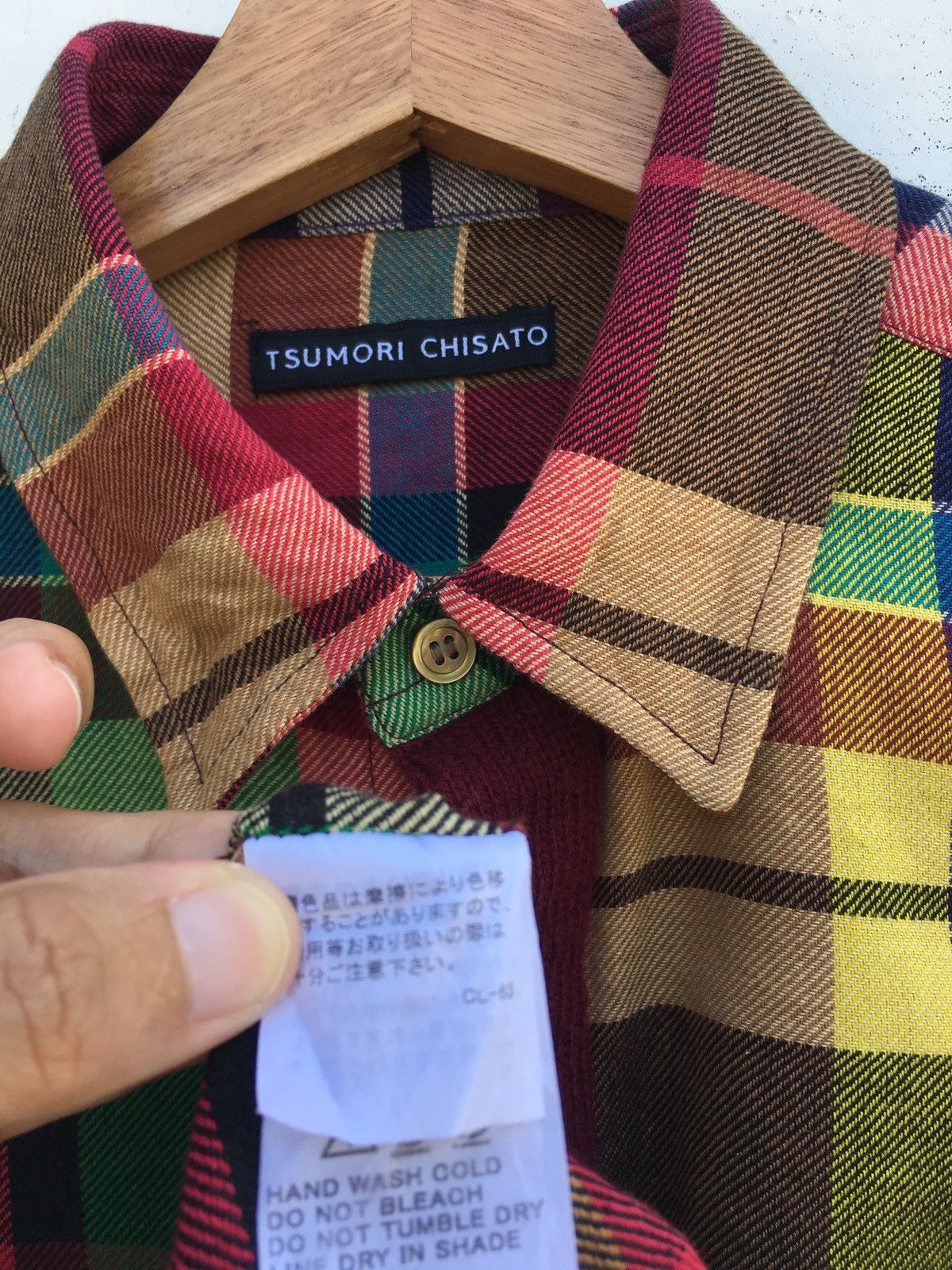 Issey Miyake Rare Vintage Tsumori Chisato Plaid Checkered Shirt Size US M / EU 48-50 / 2 - 11 Thumbnail