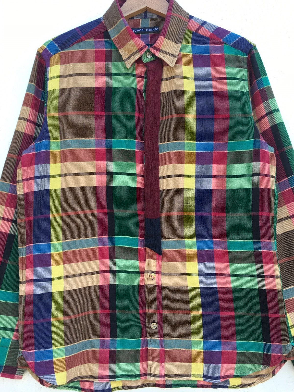 Issey Miyake Rare Vintage Tsumori Chisato Plaid Checkered Shirt Size US M / EU 48-50 / 2 - 5 Thumbnail
