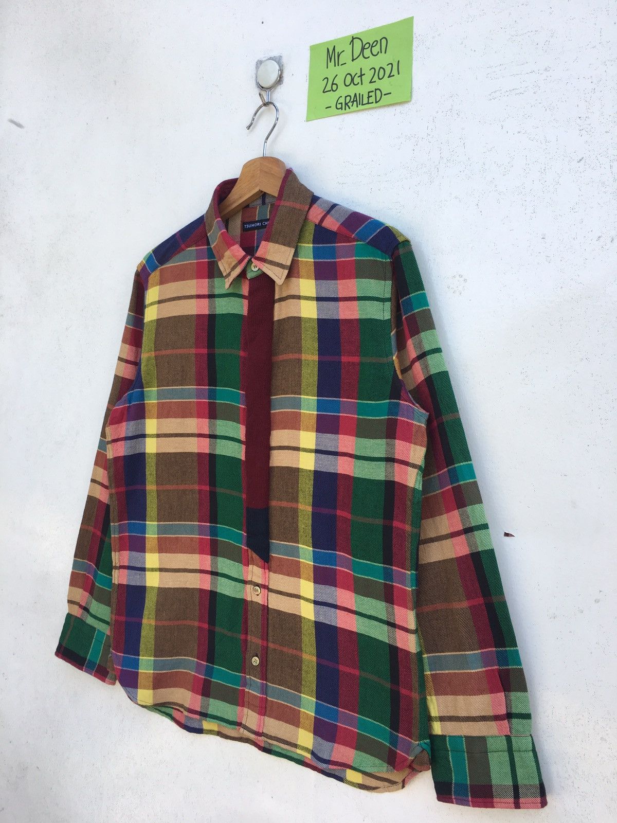 Issey Miyake Rare Vintage Tsumori Chisato Plaid Checkered Shirt Size US M / EU 48-50 / 2 - 4 Thumbnail