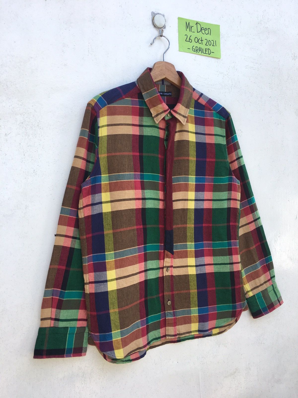 Issey Miyake Rare Vintage Tsumori Chisato Plaid Checkered Shirt Size US M / EU 48-50 / 2 - 3 Thumbnail
