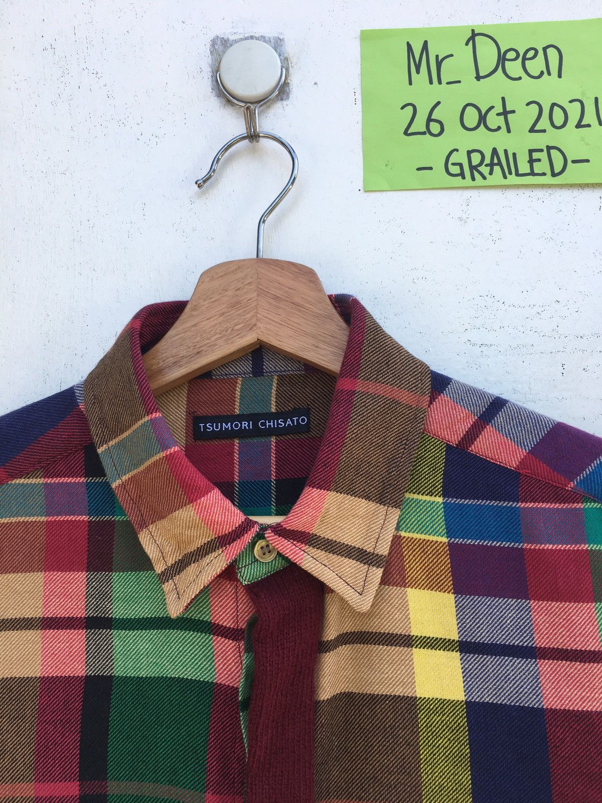 Issey Miyake Rare Vintage Tsumori Chisato Plaid Checkered Shirt Size US M / EU 48-50 / 2 - 6 Thumbnail