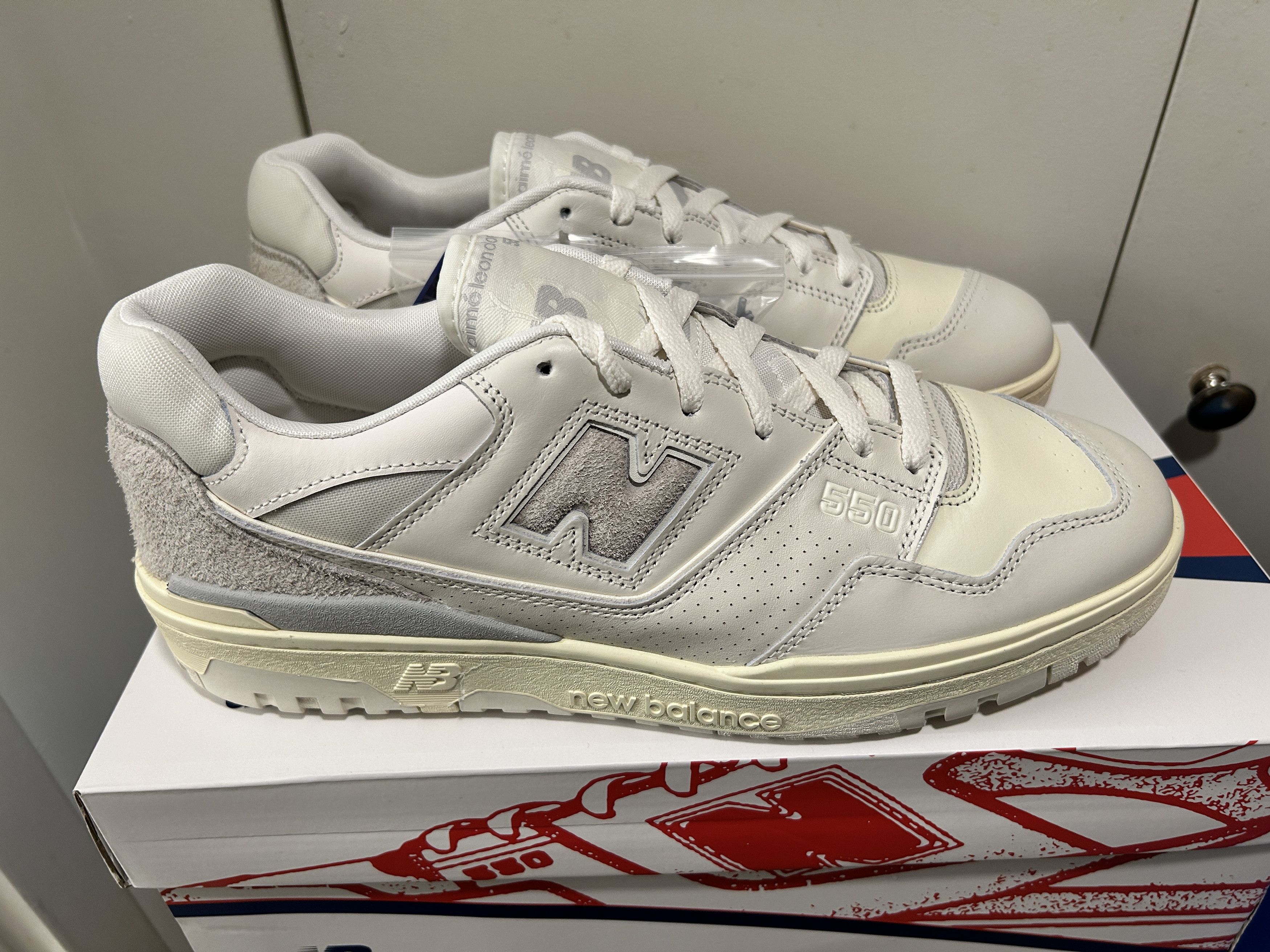 Aime Leon Dore × New Balance New balance x Aime Leon Dore 550 Grey Suede Leather 2022 Size US 13 / EU 46 - 1 Thumbnail