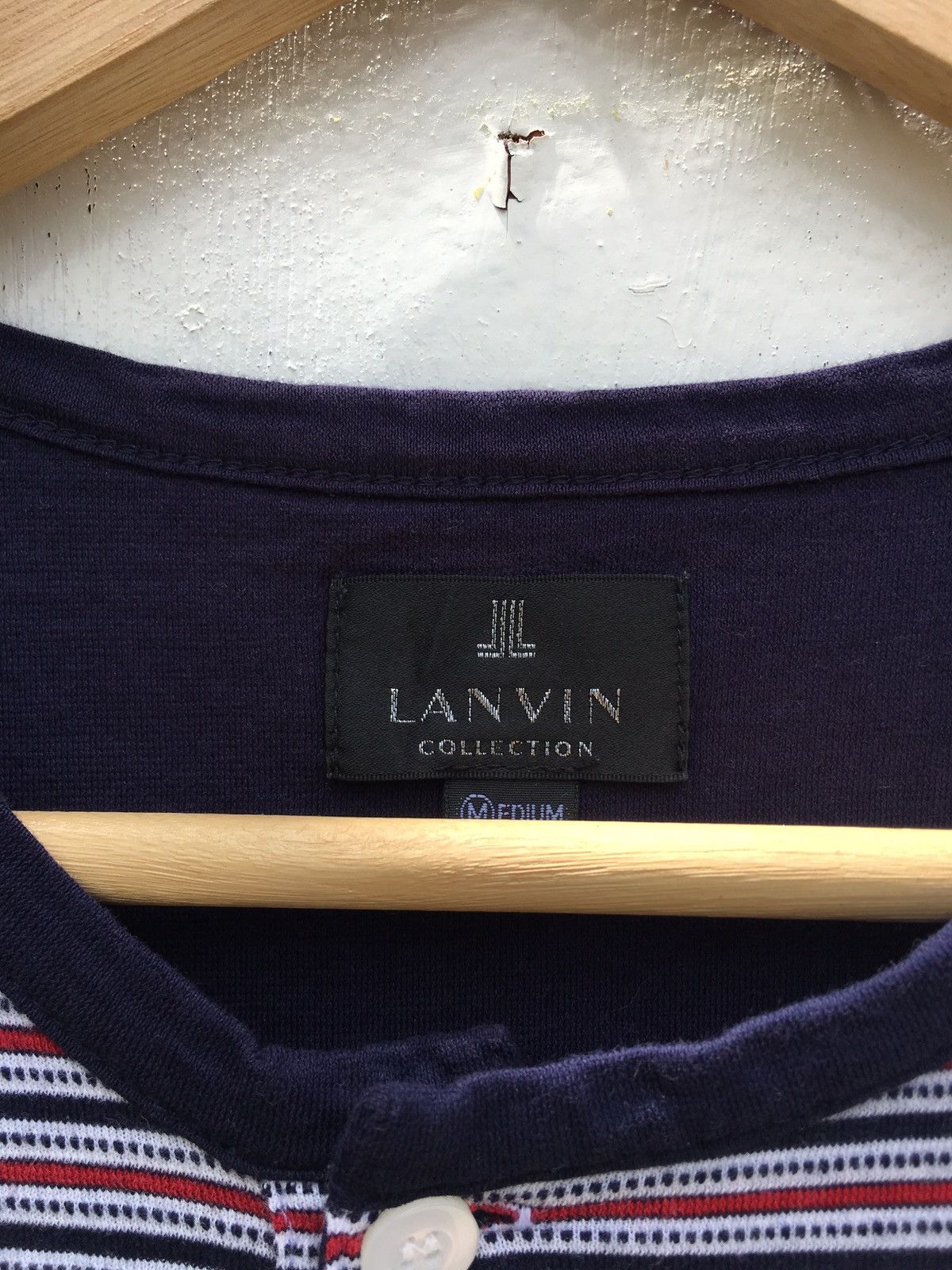 Lanvin Vintage Lanvin Stripes Buttons Up Shirt Size US M / EU 48-50 / 2 - 6 Thumbnail