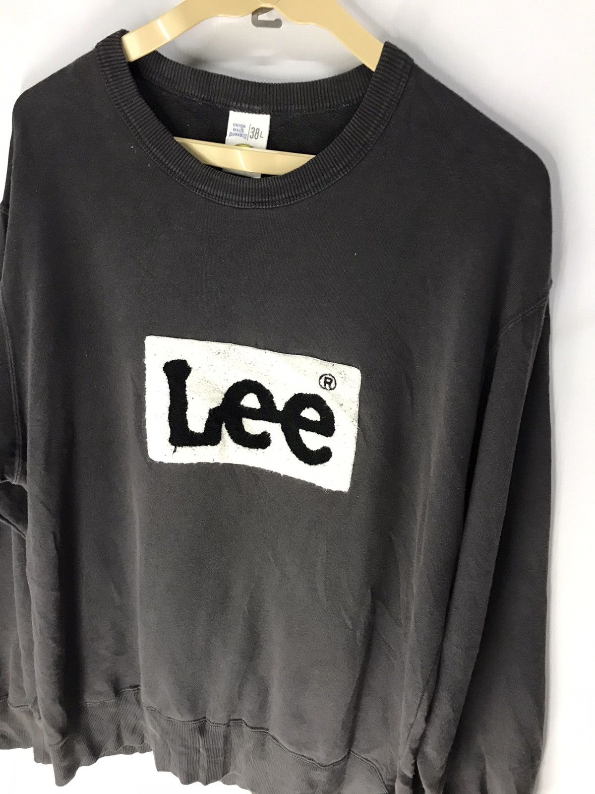 Lee × Vintage Vintage lee spellout crewneck sweatshirt sun faded Size US L / EU 52-54 / 3 - 3 Thumbnail
