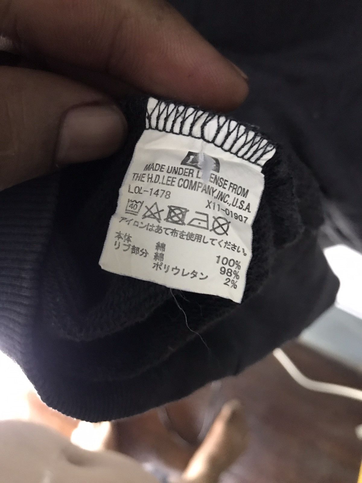 Lee × Vintage Vintage lee spellout crewneck sweatshirt sun faded Size US L / EU 52-54 / 3 - 6 Thumbnail