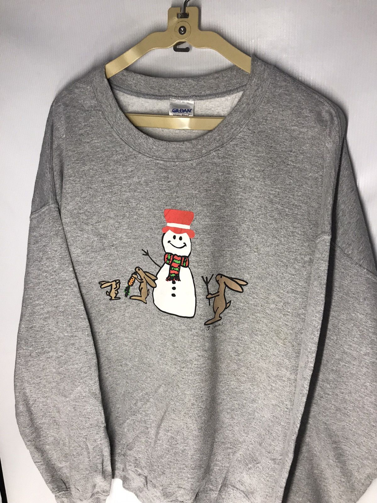 Gildan Sweatshirt crewneck printed by gildan Size US XL / EU 56 / 4 - 5 Thumbnail