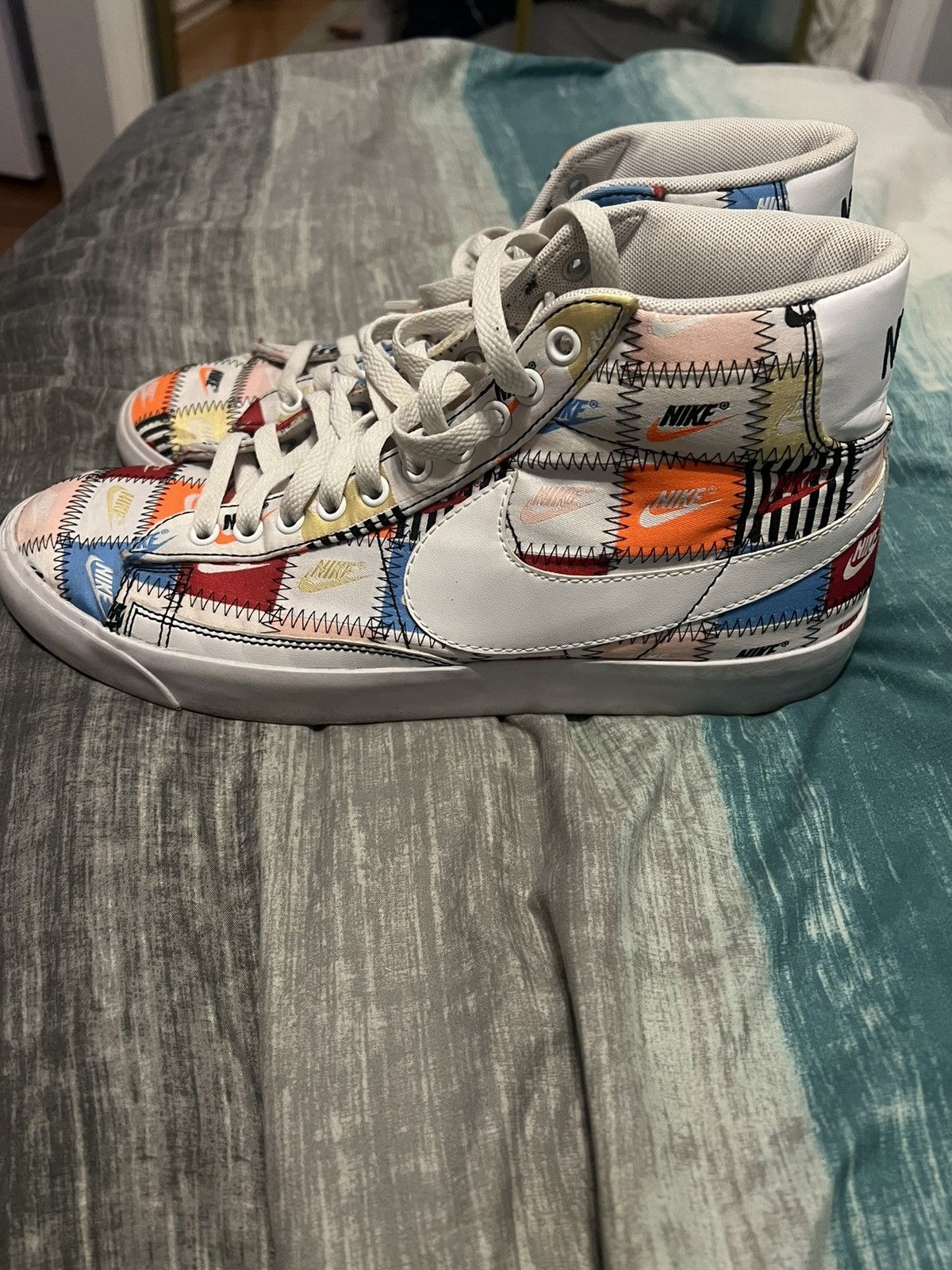 Nike Blazer Mid Patchwork Grailed