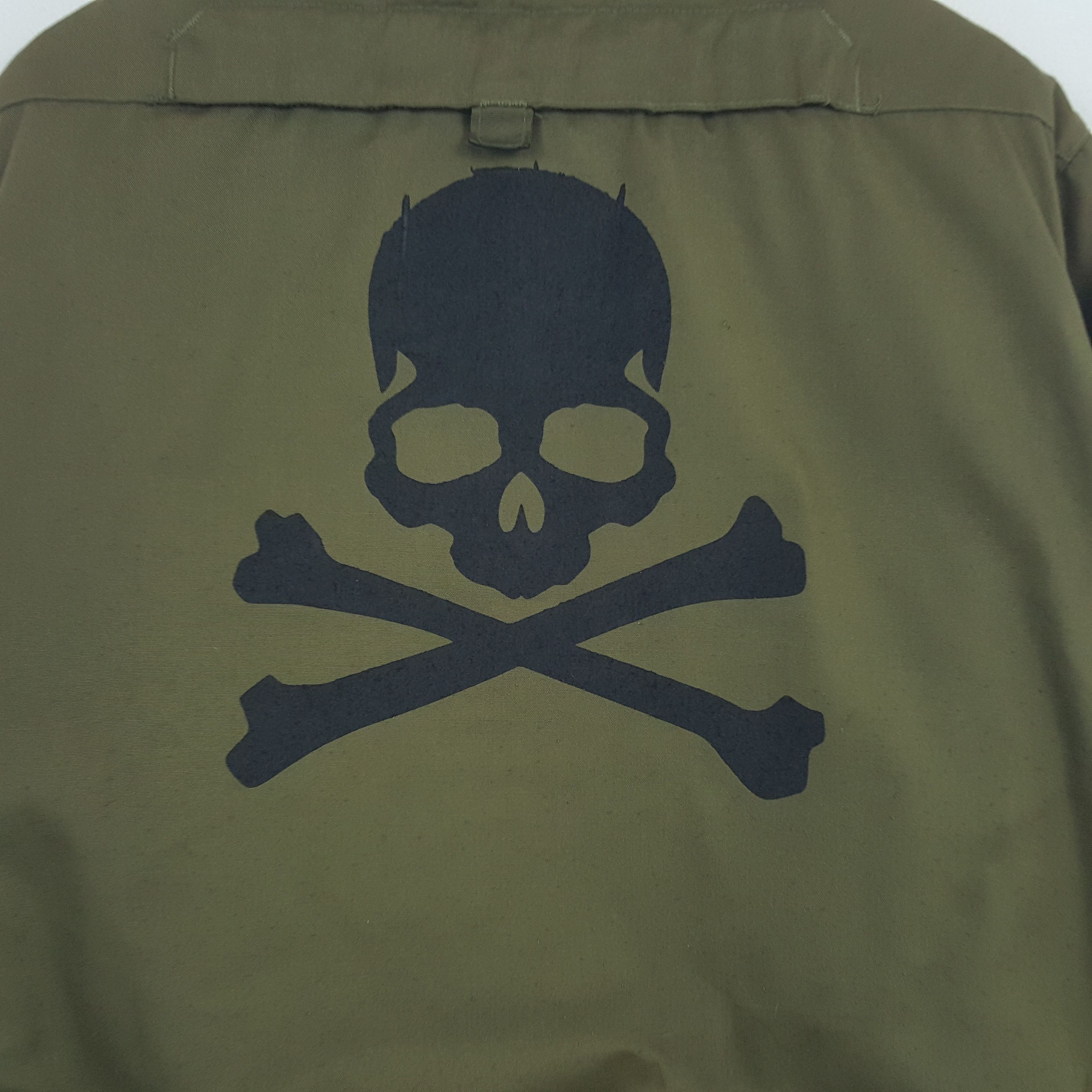 Japanese Brand × Vintage Vintage Military Style Custom Black Skull Jacket Size US L / EU 52-54 / 3 - 2 Thumbnail