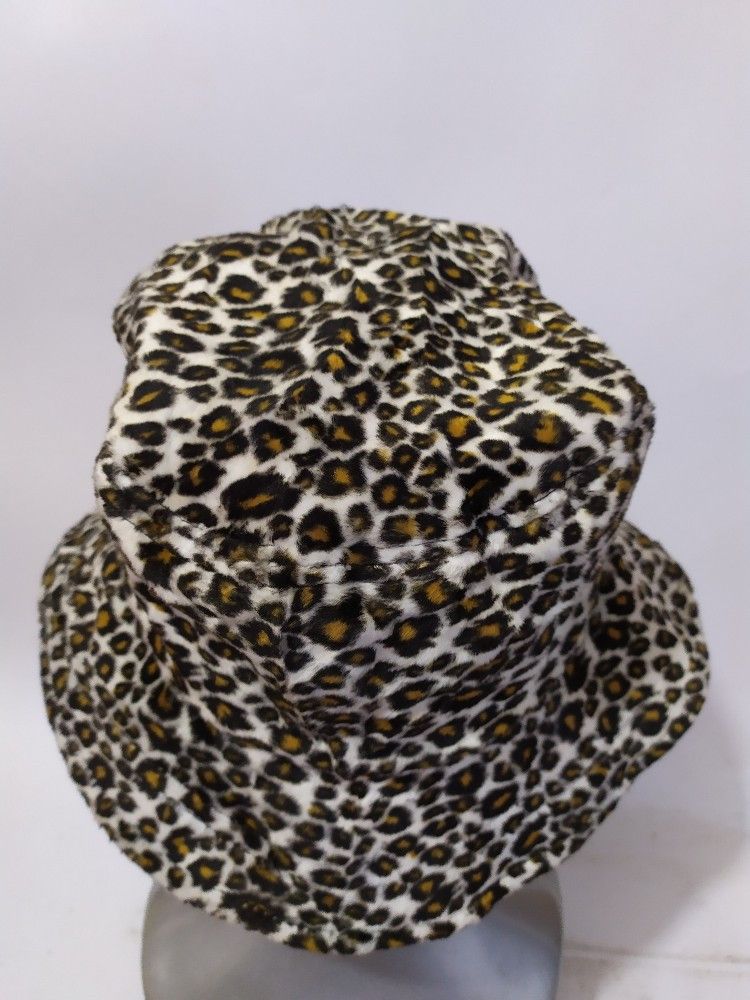 Japanese Brand 🔥Cap Korea Leopard Bucket Hats Casual Size ONE SIZE - 6 Thumbnail