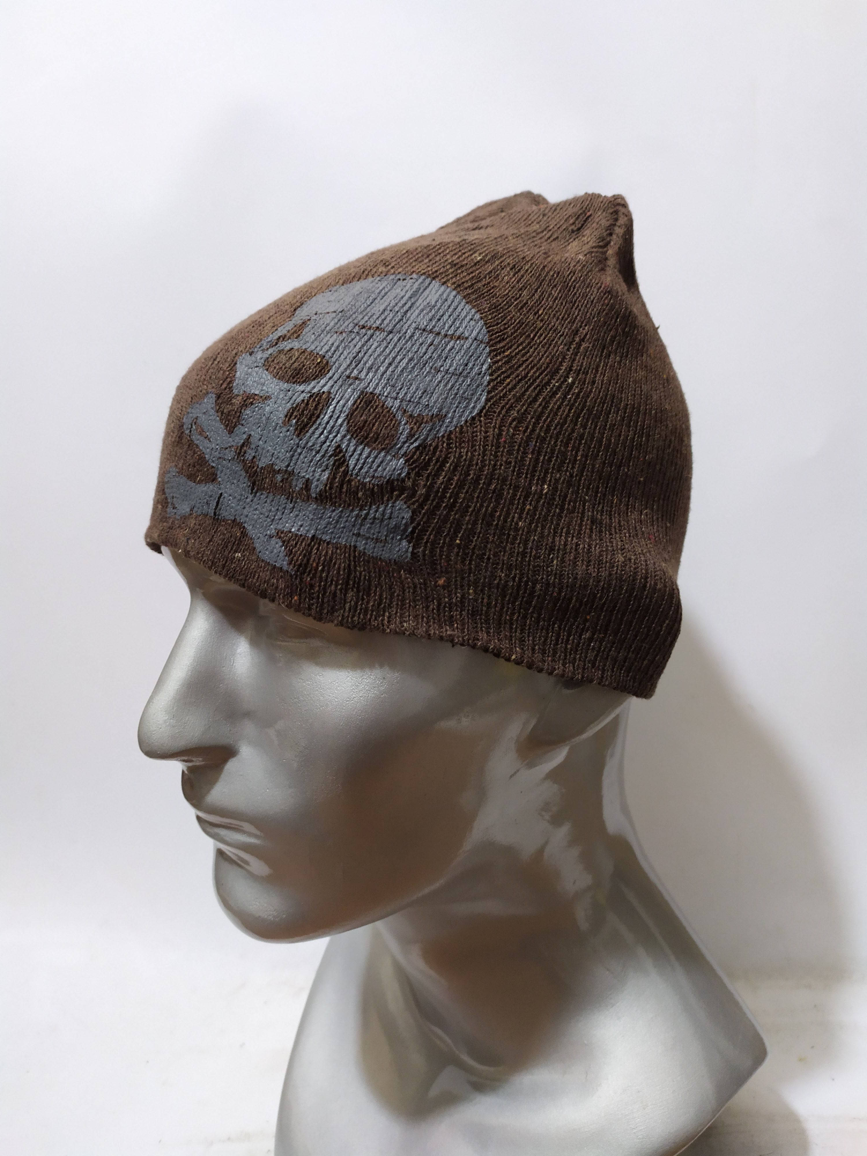 Japanese Brand 🔥Unknown Japanese Skull Skeleton Punk Bondage Beanie Size ONE SIZE - 1 Thumbnail