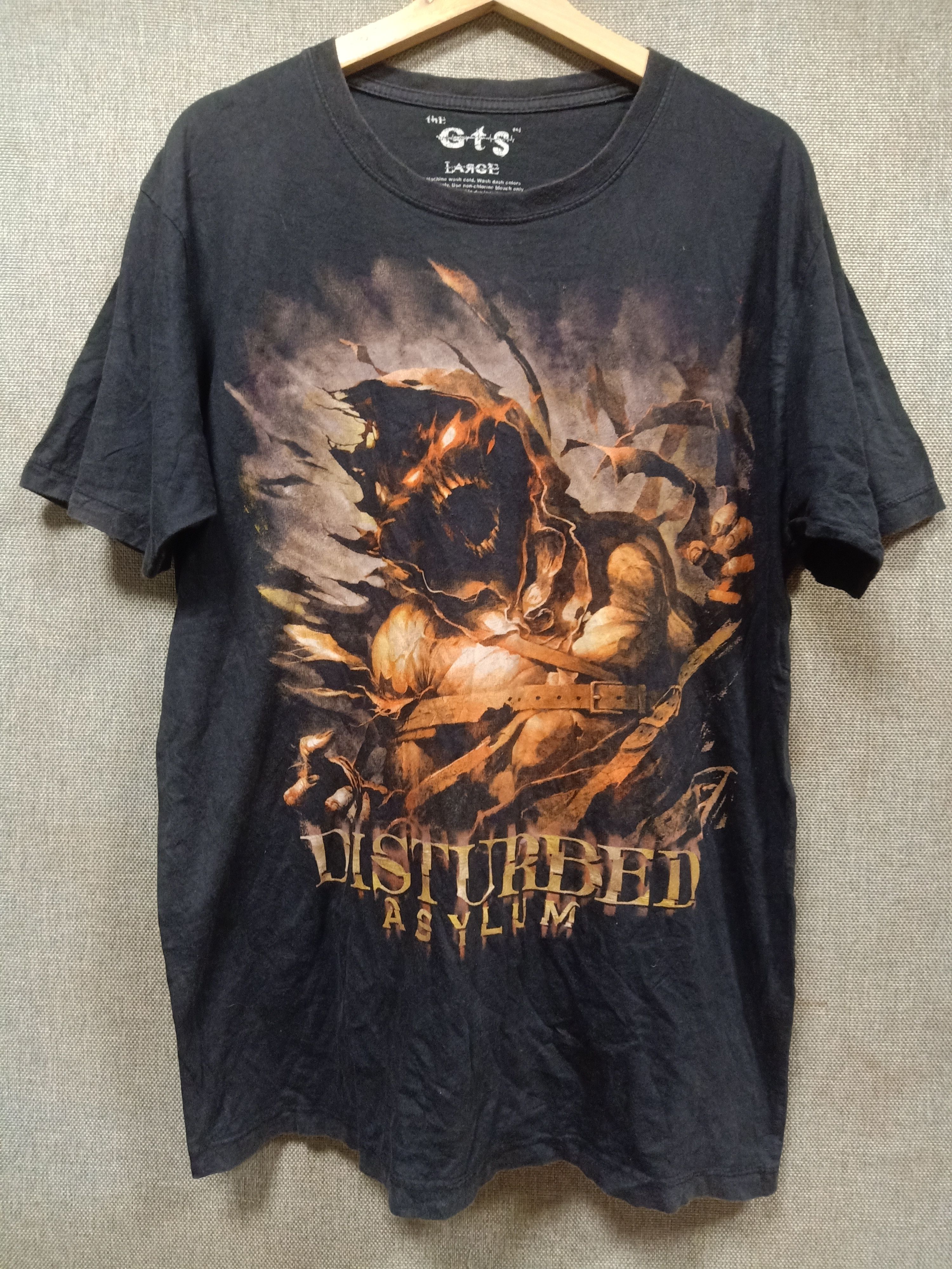 t shirt band disturbed asylum very rare