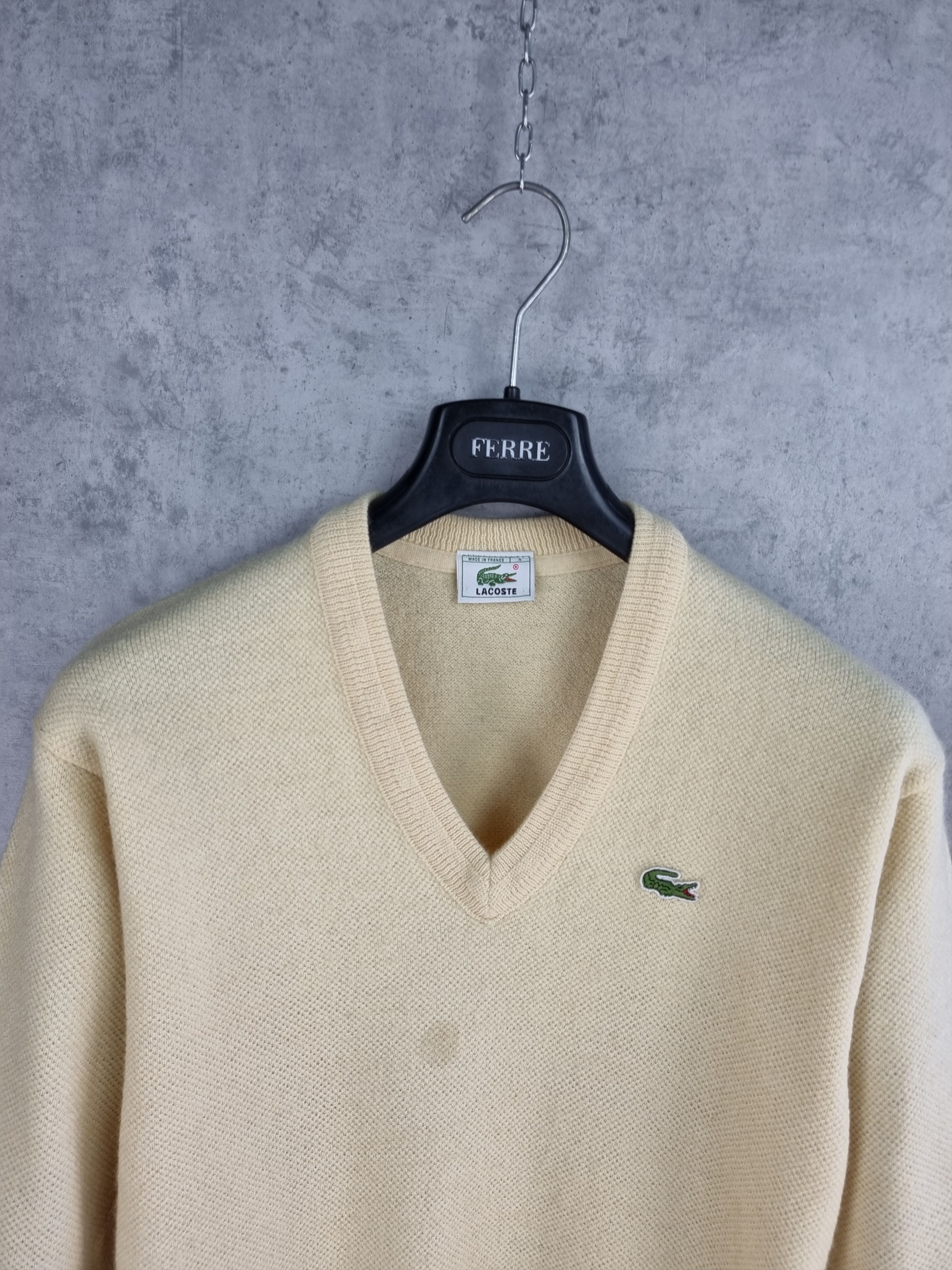 Lacoste × Vintage Rare LACOSTE Wool Knitted Soft Sweater Size US M / EU 48-50 / 2 - 5 Thumbnail