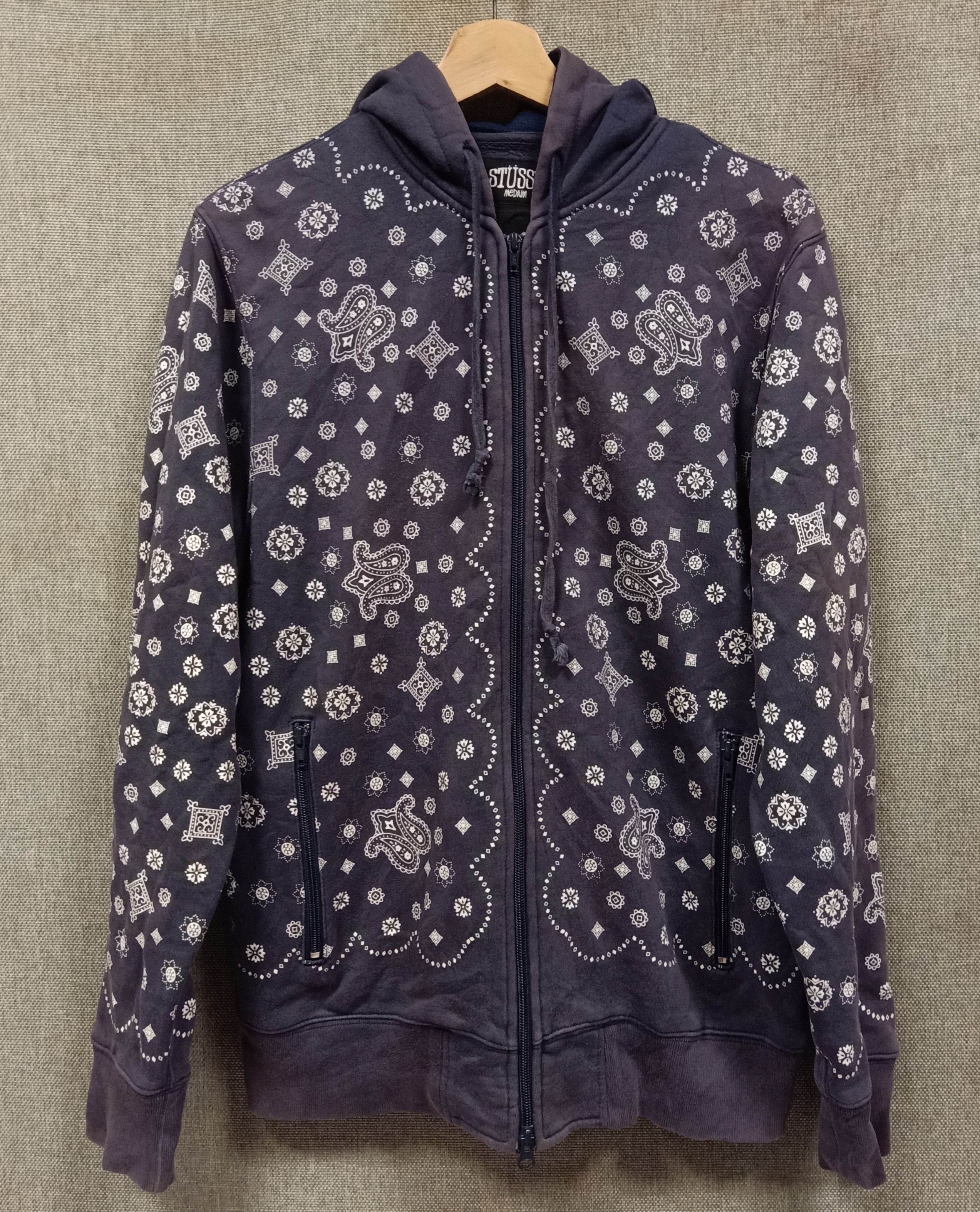 Stussy sweatshirt hoodie stussy bandana Size US M / EU 48-50 / 2 - 1 Thumbnail