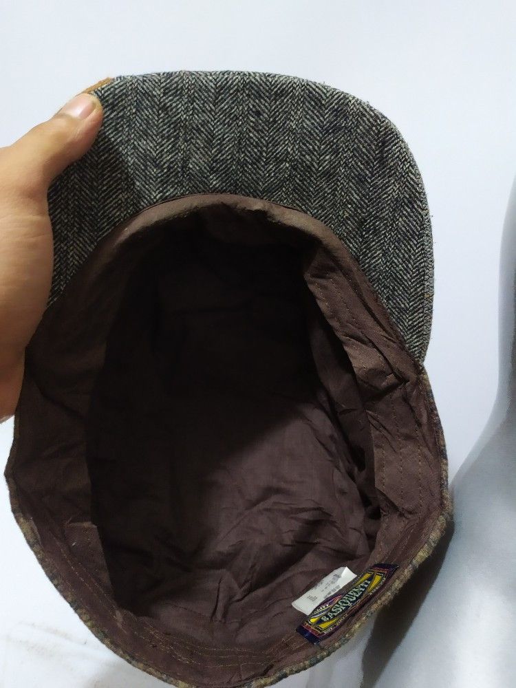 Japanese Brand 🔥Basiquenti Japan Classic Hats Patchwork Design Size ONE SIZE - 8 Thumbnail