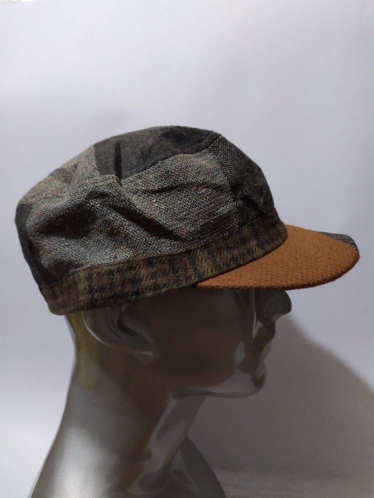 Japanese Brand 🔥Basiquenti Japan Classic Hats Patchwork Design Size ONE SIZE - 4 Thumbnail