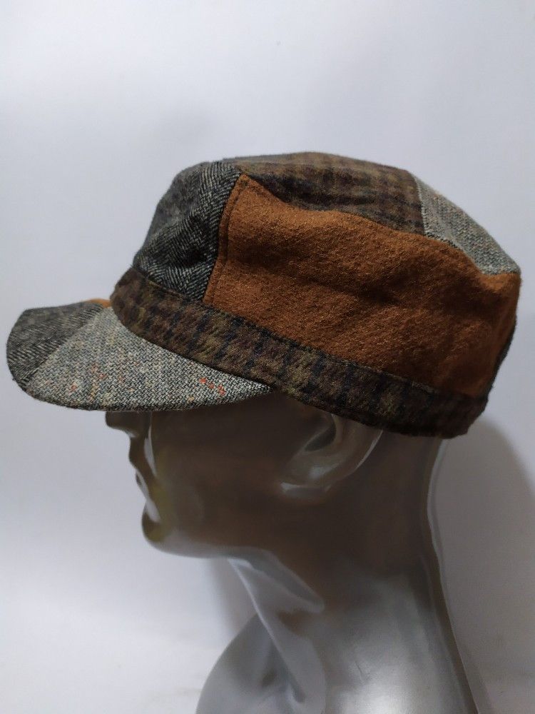 Japanese Brand 🔥Basiquenti Japan Classic Hats Patchwork Design Size ONE SIZE - 1 Thumbnail