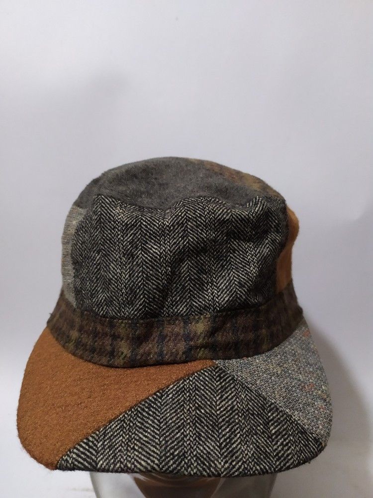 Japanese Brand 🔥Basiquenti Japan Classic Hats Patchwork Design Size ONE SIZE - 3 Thumbnail
