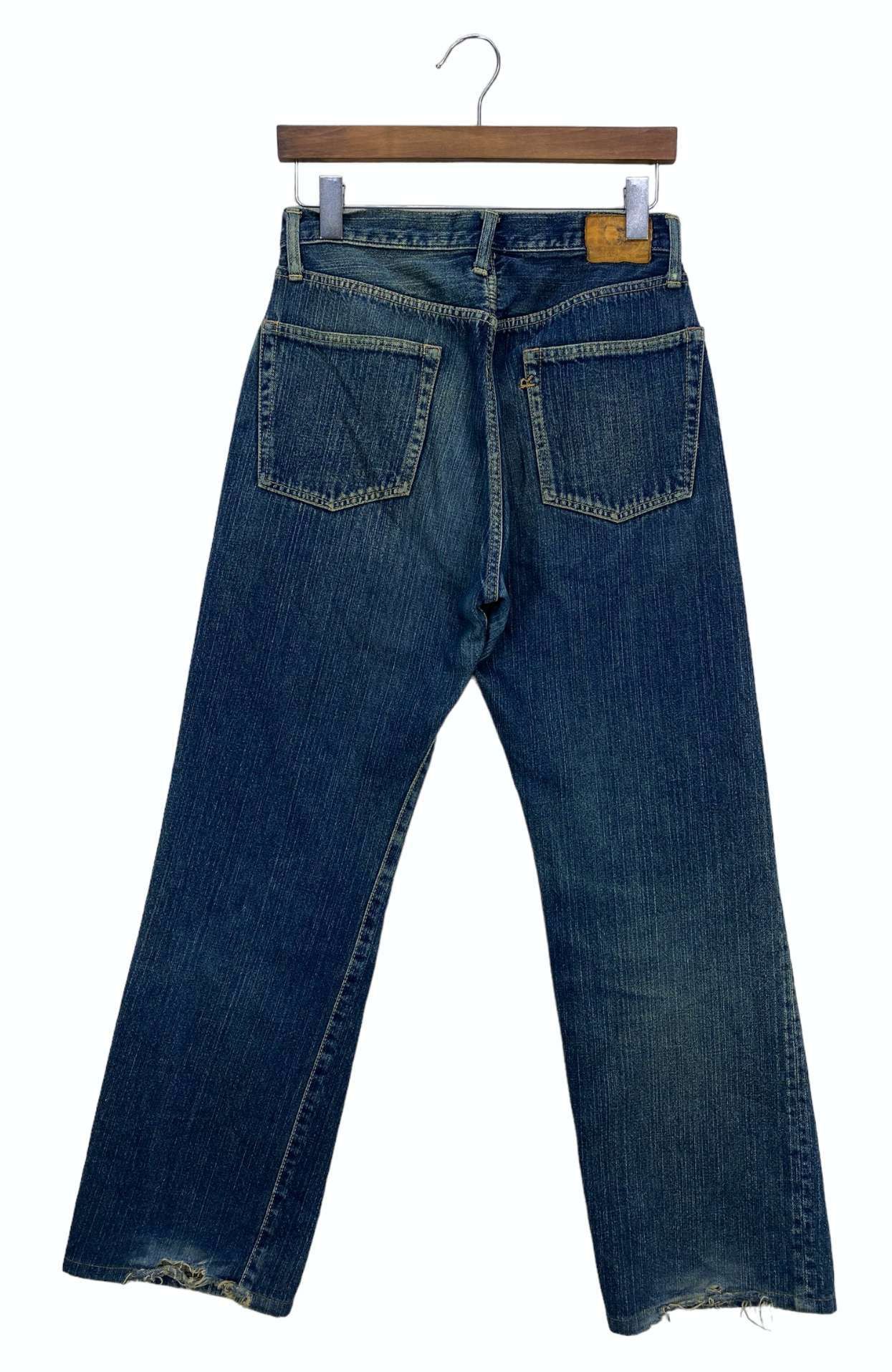45rpm 45rpm Jeans 45RPM Distressed Faded Japanese Jeans Size US 28 / EU 44 - 2 Thumbnail