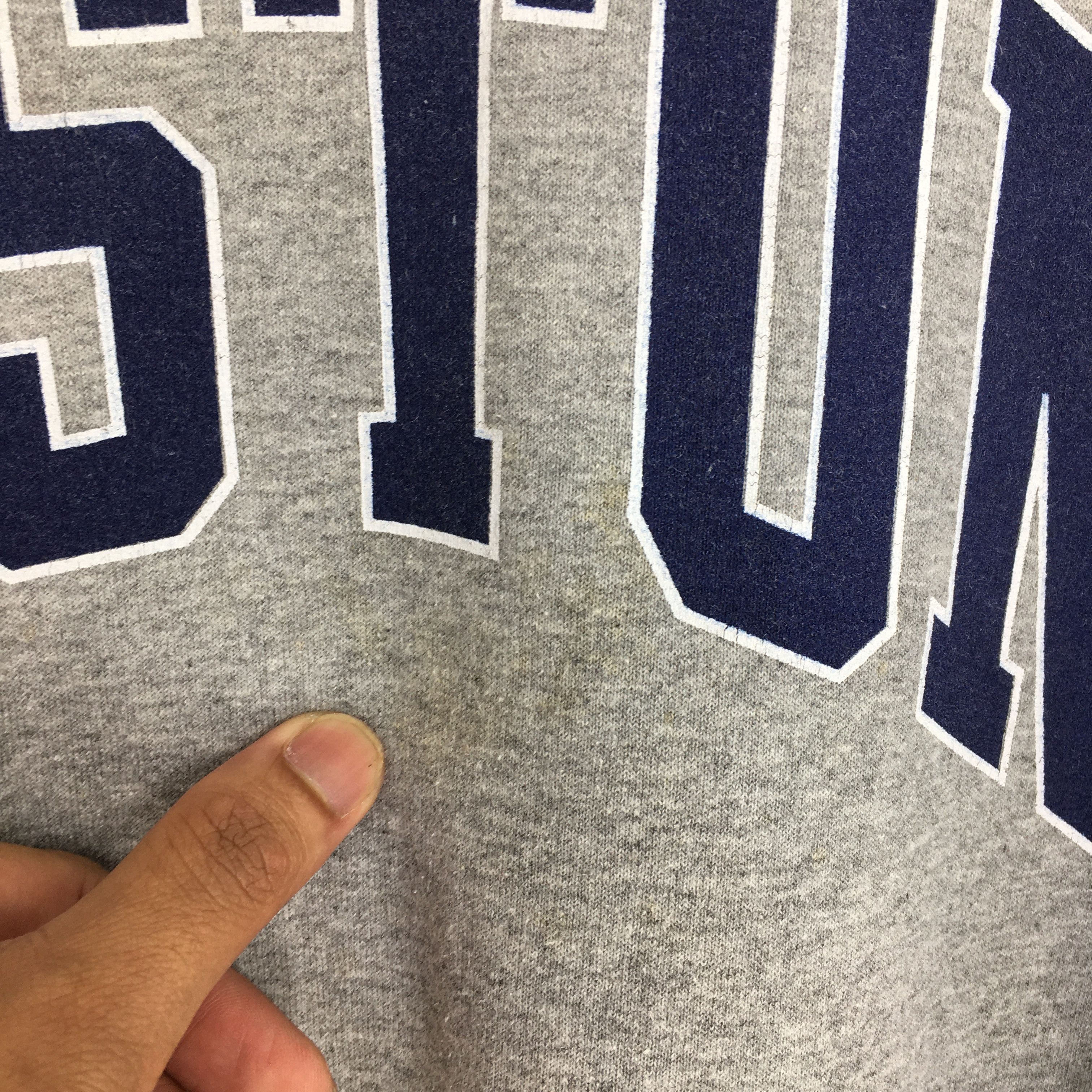 Vintage Vintage Y2K Boston State Gray Sweatshirt Medium Size US M / EU 48-50 / 2 - 4 Thumbnail