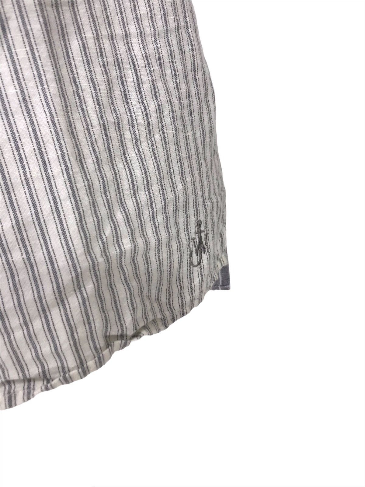 JW Anderson J.W Anderson x Uniglo Striped Linen Shirt Button Up 26🟩 Size US L / EU 52-54 / 3 - 2 Thumbnail