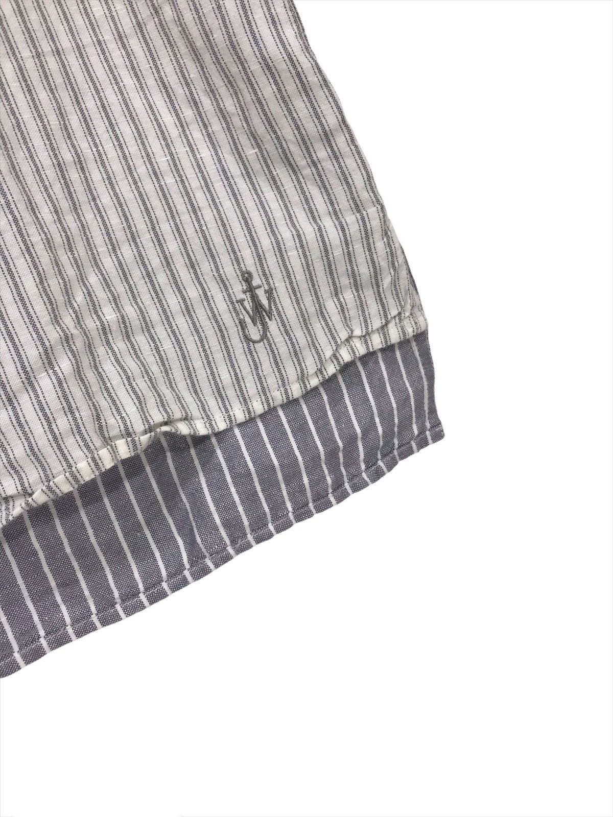 JW Anderson J.W Anderson x Uniglo Striped Linen Shirt Button Up 26🟩 Size US L / EU 52-54 / 3 - 3 Thumbnail