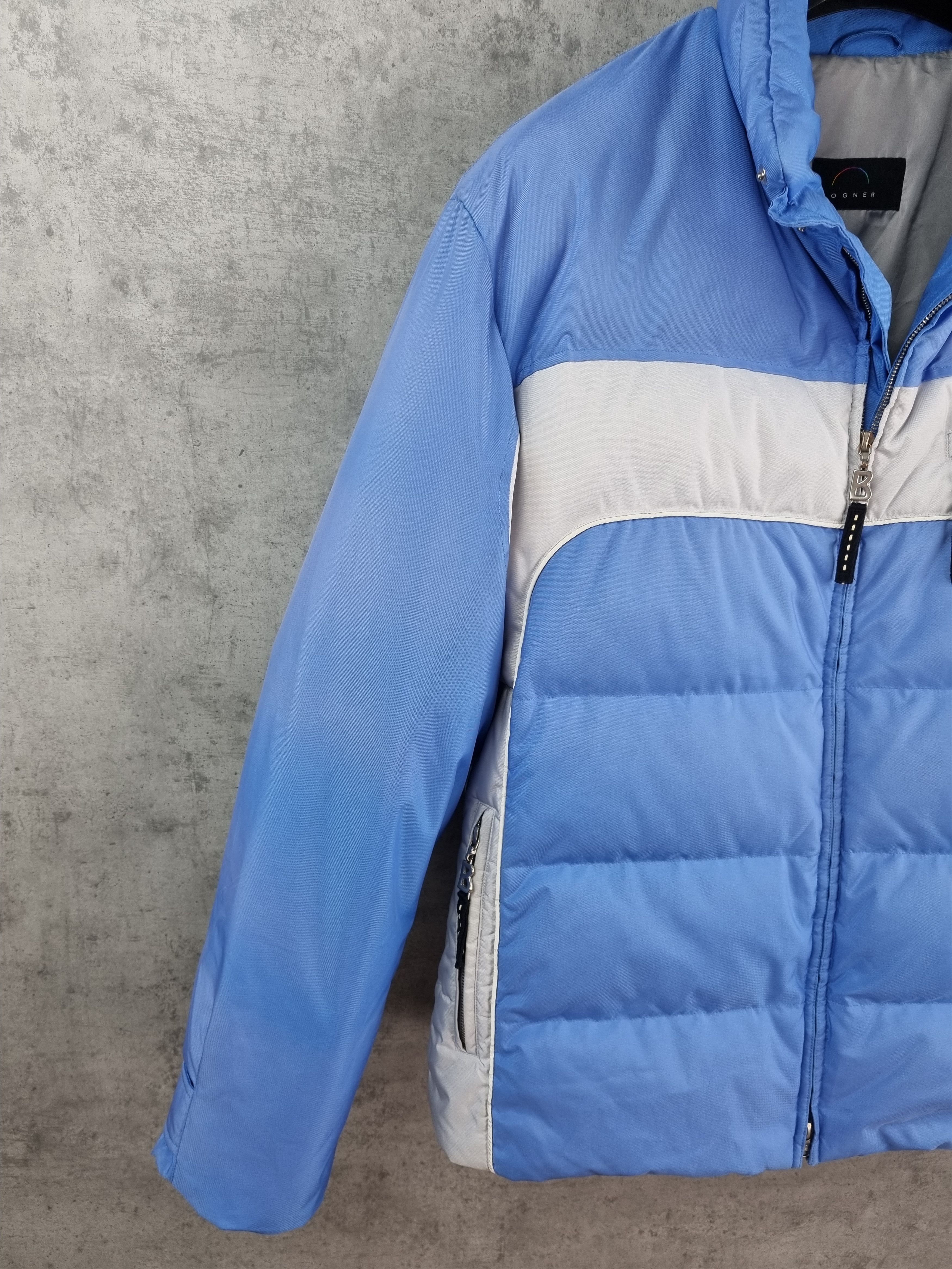Bogner × Vintage Rare BOGNER GOAN THYLMANN Down Baby Blue Jacket Size US L / EU 52-54 / 3 - 9 Thumbnail