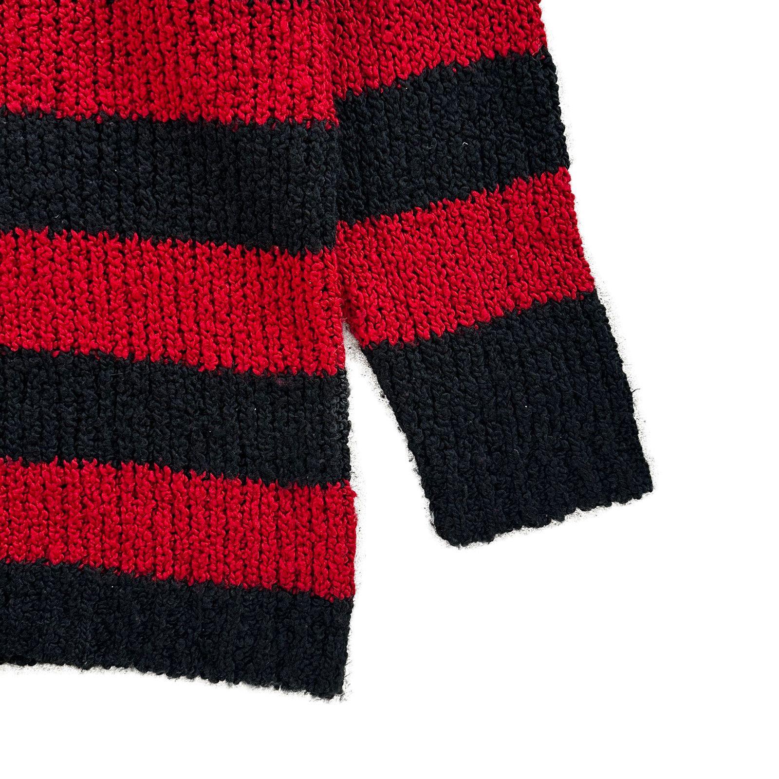 Number (N)ine SS/AW03 Striped Grunge Knit Sweater Size US M / EU 48-50 / 2 - 3 Thumbnail