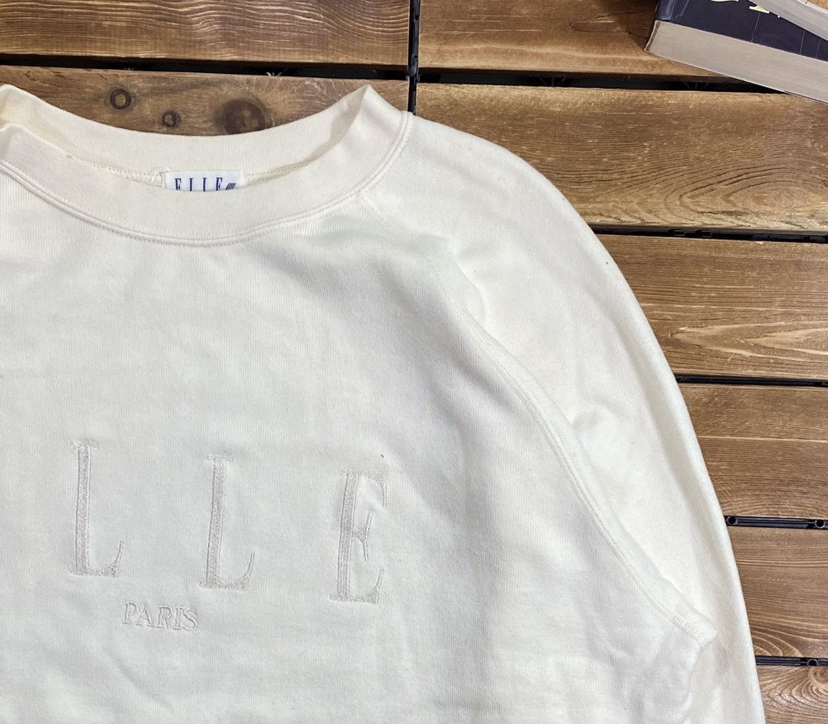 Designer × Vintage Vintage 90s Paris Elle designer Big Logo Sweatshirt Size L Size US L / EU 52-54 / 3 - 5 Thumbnail