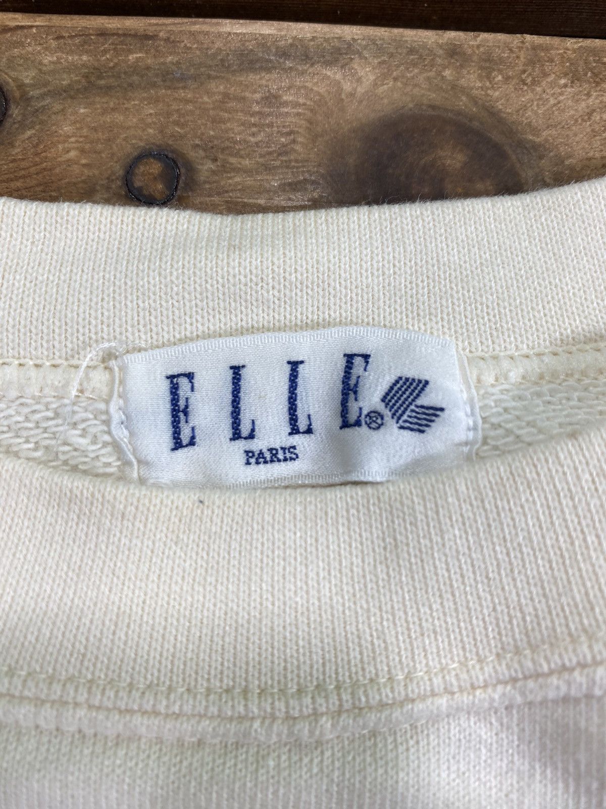 Designer × Vintage Vintage 90s Paris Elle designer Big Logo Sweatshirt Size L Size US L / EU 52-54 / 3 - 8 Thumbnail