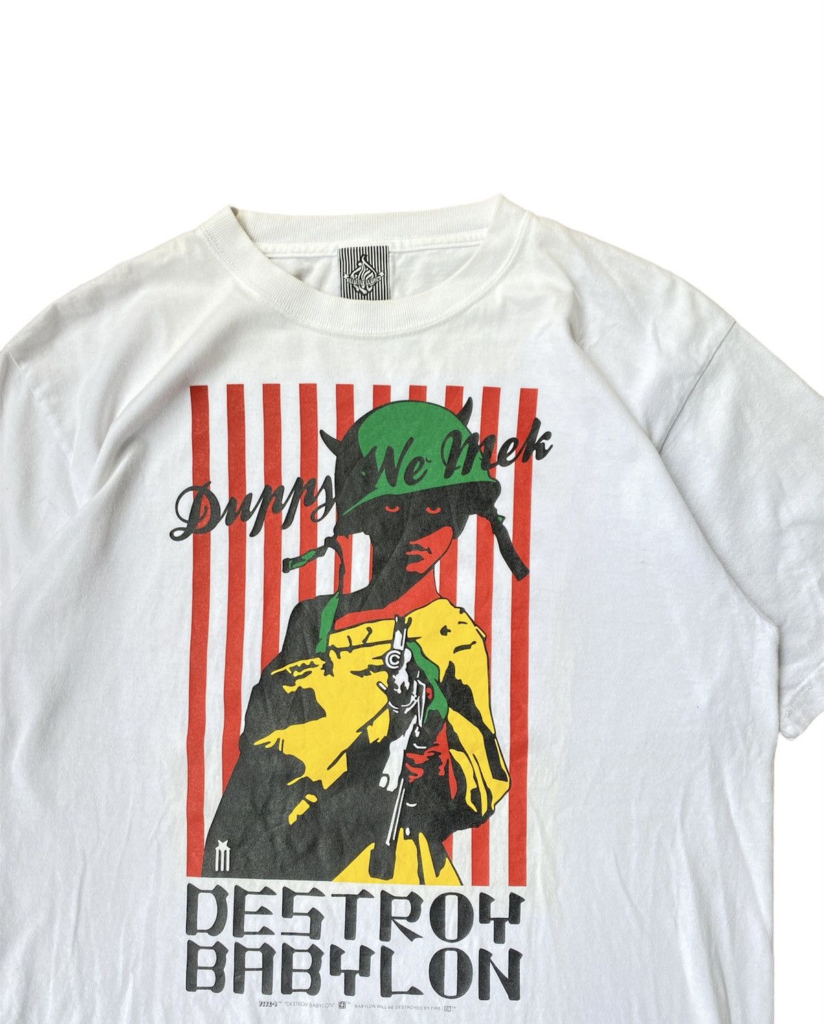 Japanese Brand × Vintage Vintage Destroy Babylon Will Be Destroy By Fire Punk J Size US L / EU 52-54 / 3 - 2 Thumbnail