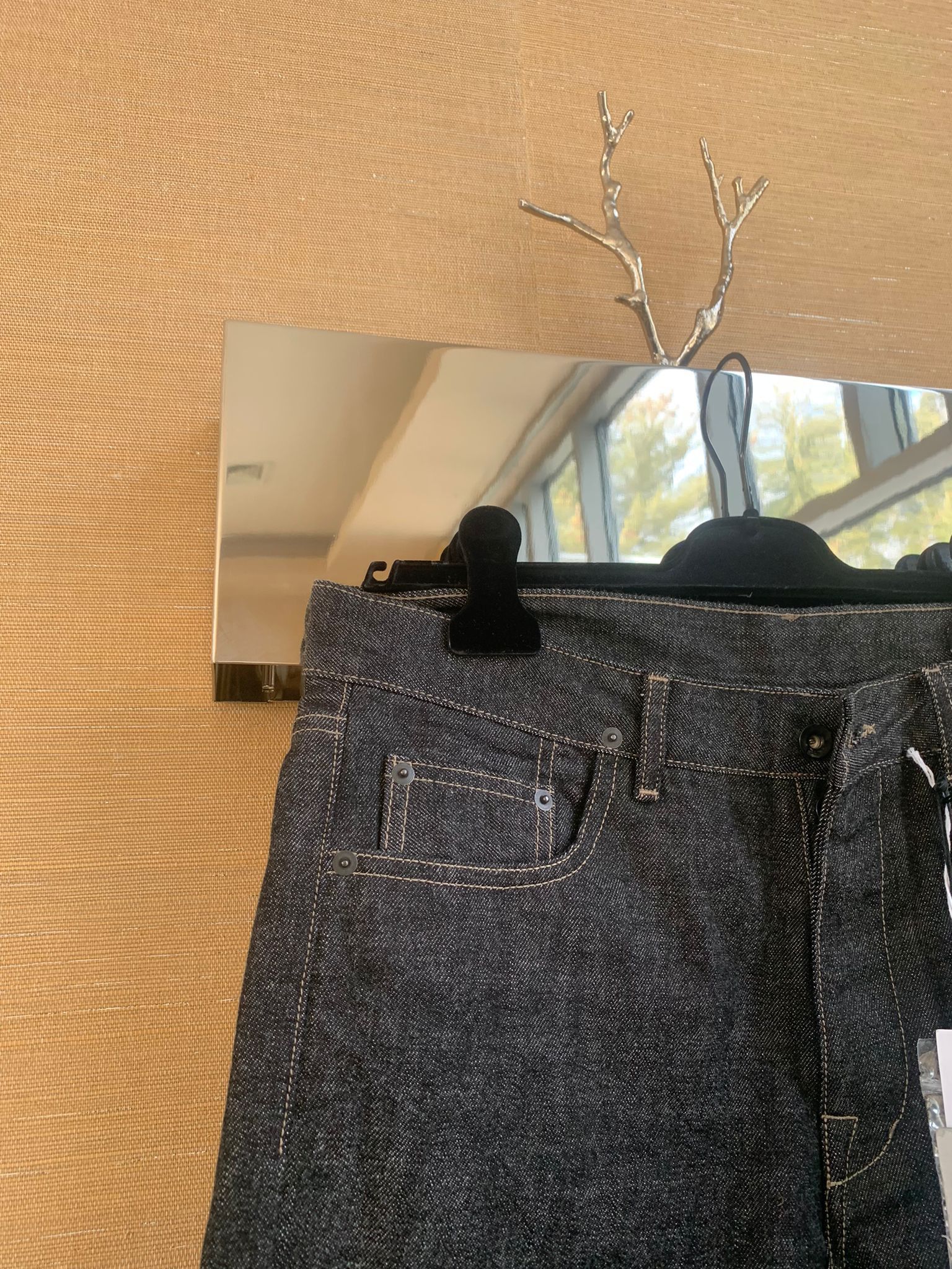 Rick Owens Drkshdw SS17 Torrance Cropped Denim in Unwashed Black Size US 34 / EU 50 - 4 Thumbnail