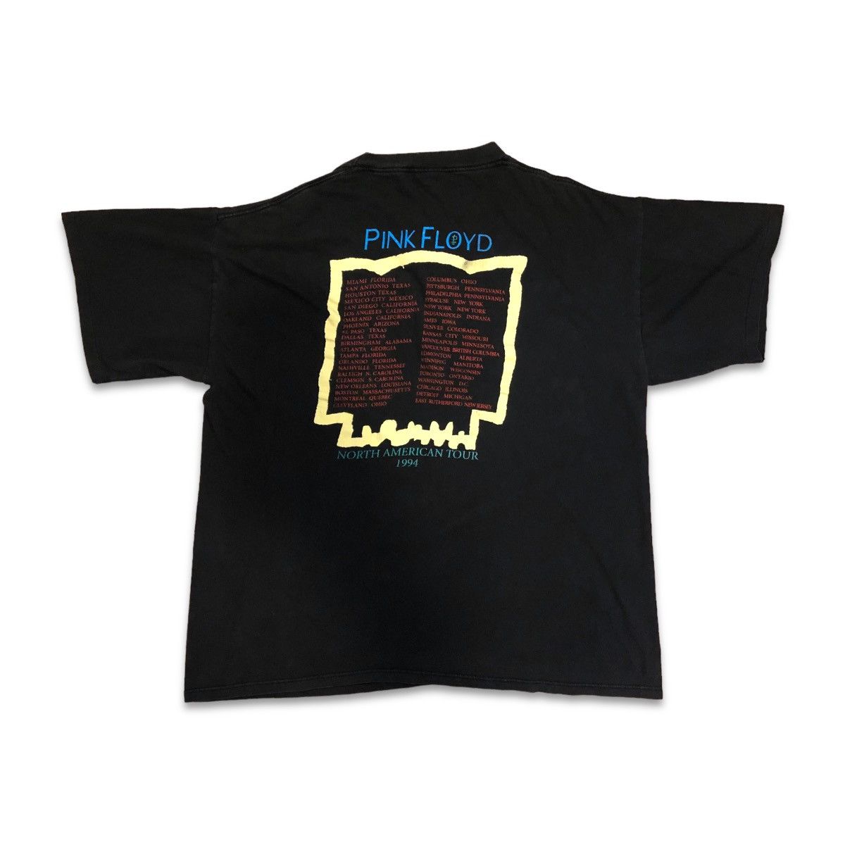 Band Tees Vintage 1994 Pink Floyd T Shirt Division Bell Tour Band Tee Size US L / EU 52-54 / 3 - 6 Thumbnail