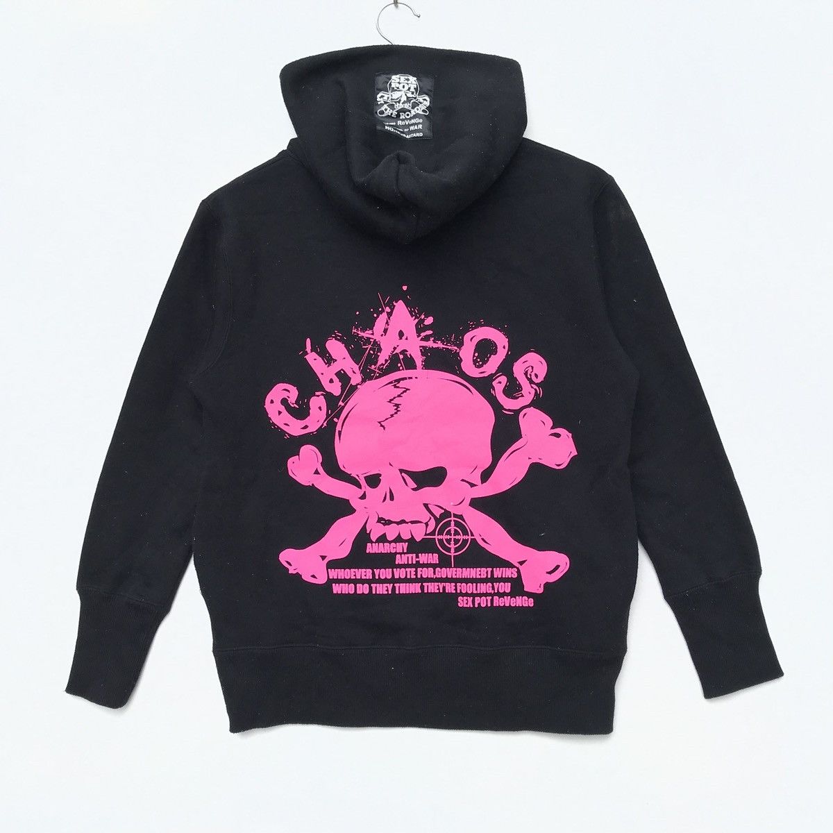 Rare!! Punk Jacket sweatshirt Sex Pot Revenge Hoodie