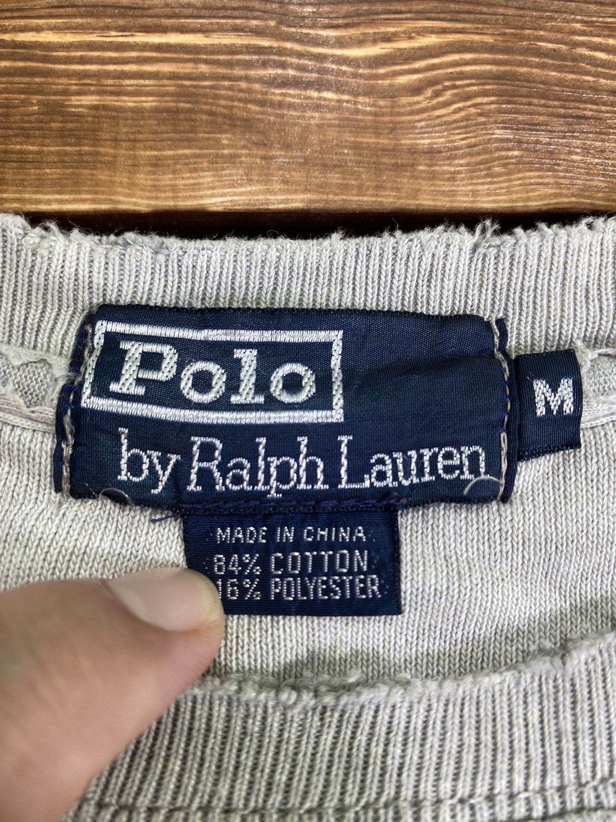 Polo Ralph Lauren × Vintage Vintage Polo Ralph Lauren Small Logo Distressed size M Size US M / EU 48-50 / 2 - 9 Thumbnail