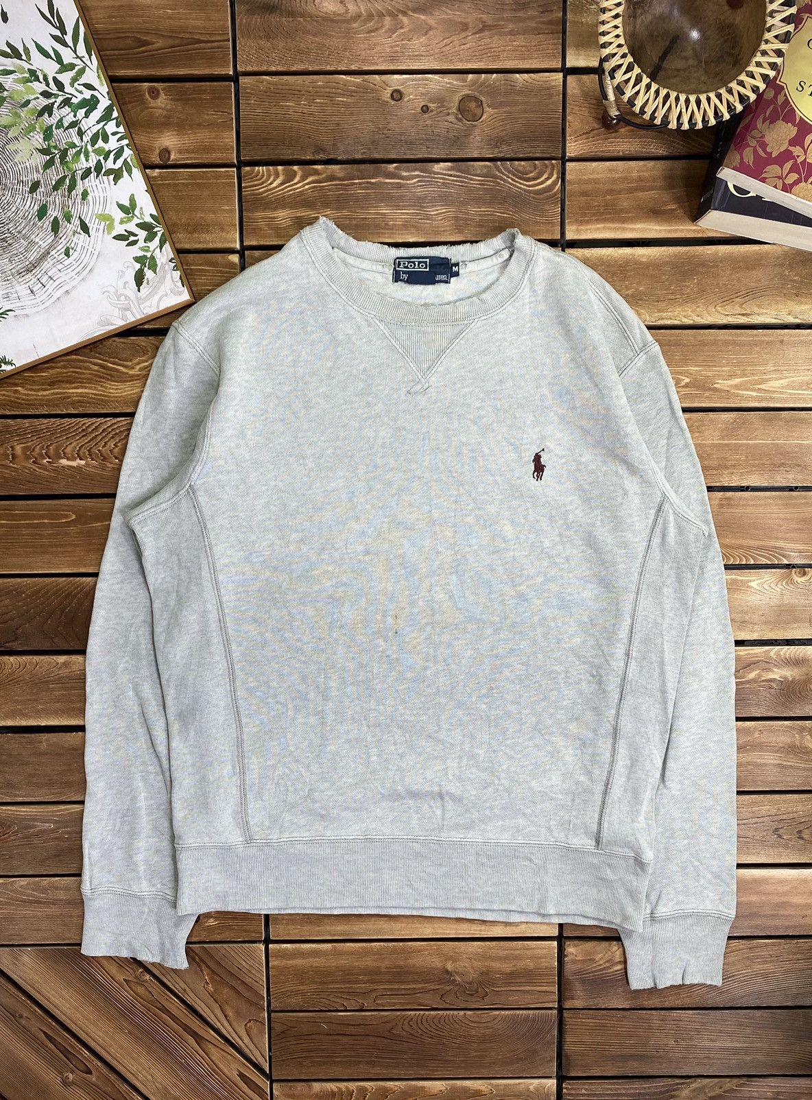 Polo Ralph Lauren × Vintage Vintage Polo Ralph Lauren Small Logo Distressed size M Size US M / EU 48-50 / 2 - 2 Thumbnail