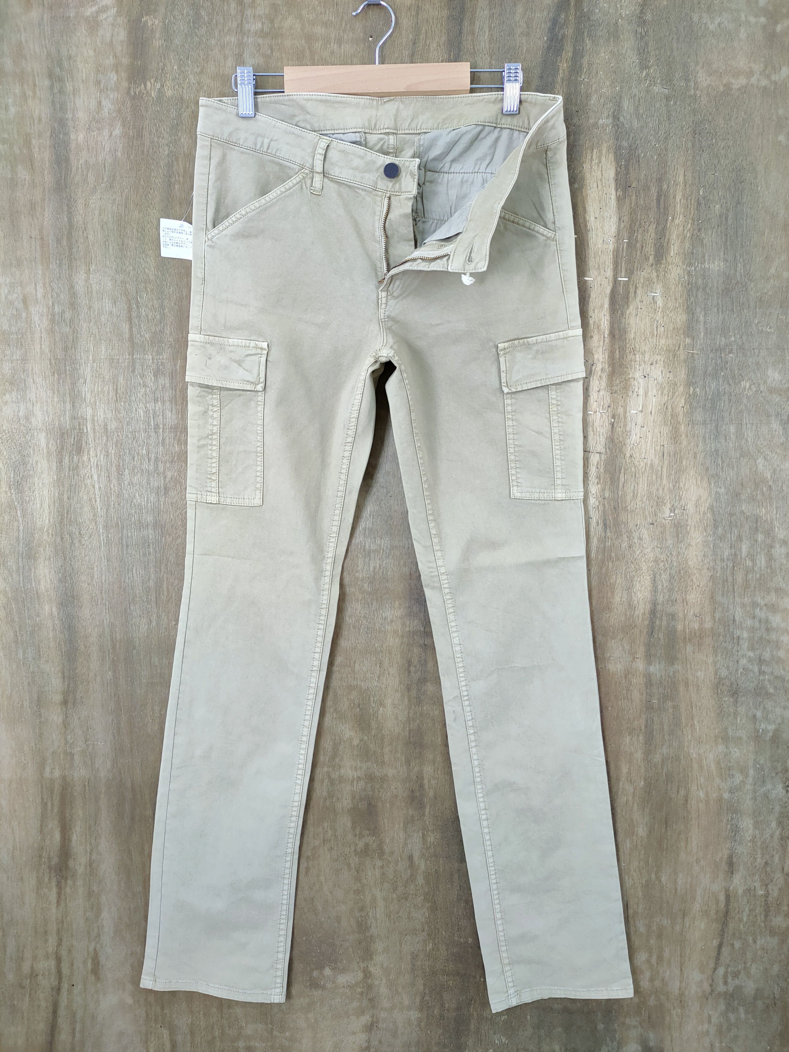 Japanese Brand JAPANESE SKINNY FIT CARGO PANTS Size US 28 / EU 44 - 1 Thumbnail